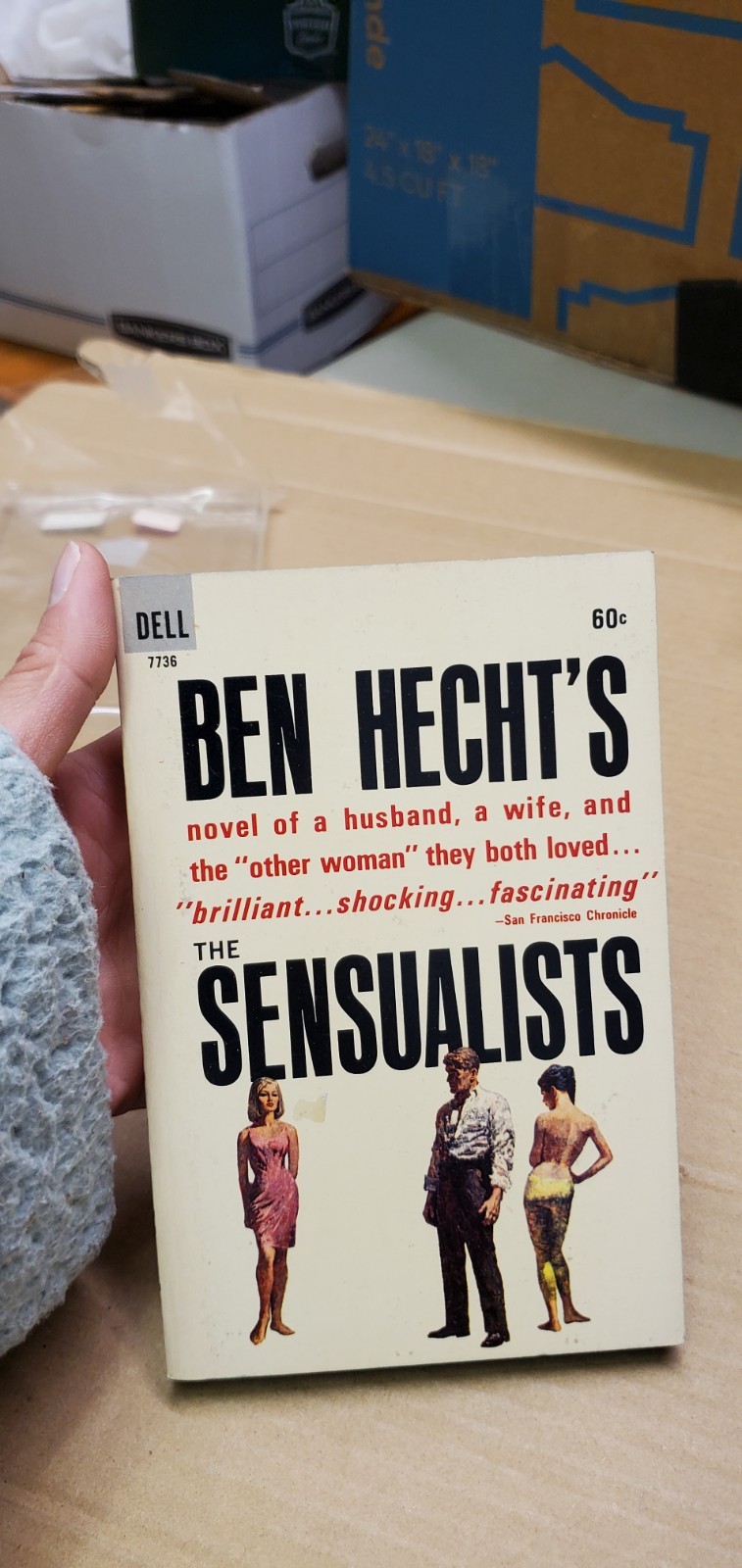 The Sensualists By Ben Hecht Dell Publishing 1964 Paperback