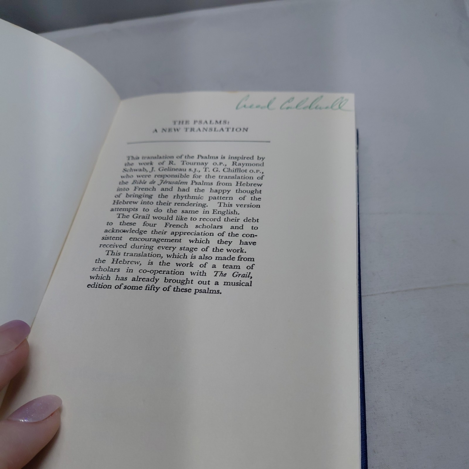 The Psalms: A New Translation by Westminster Press Editors (1963)