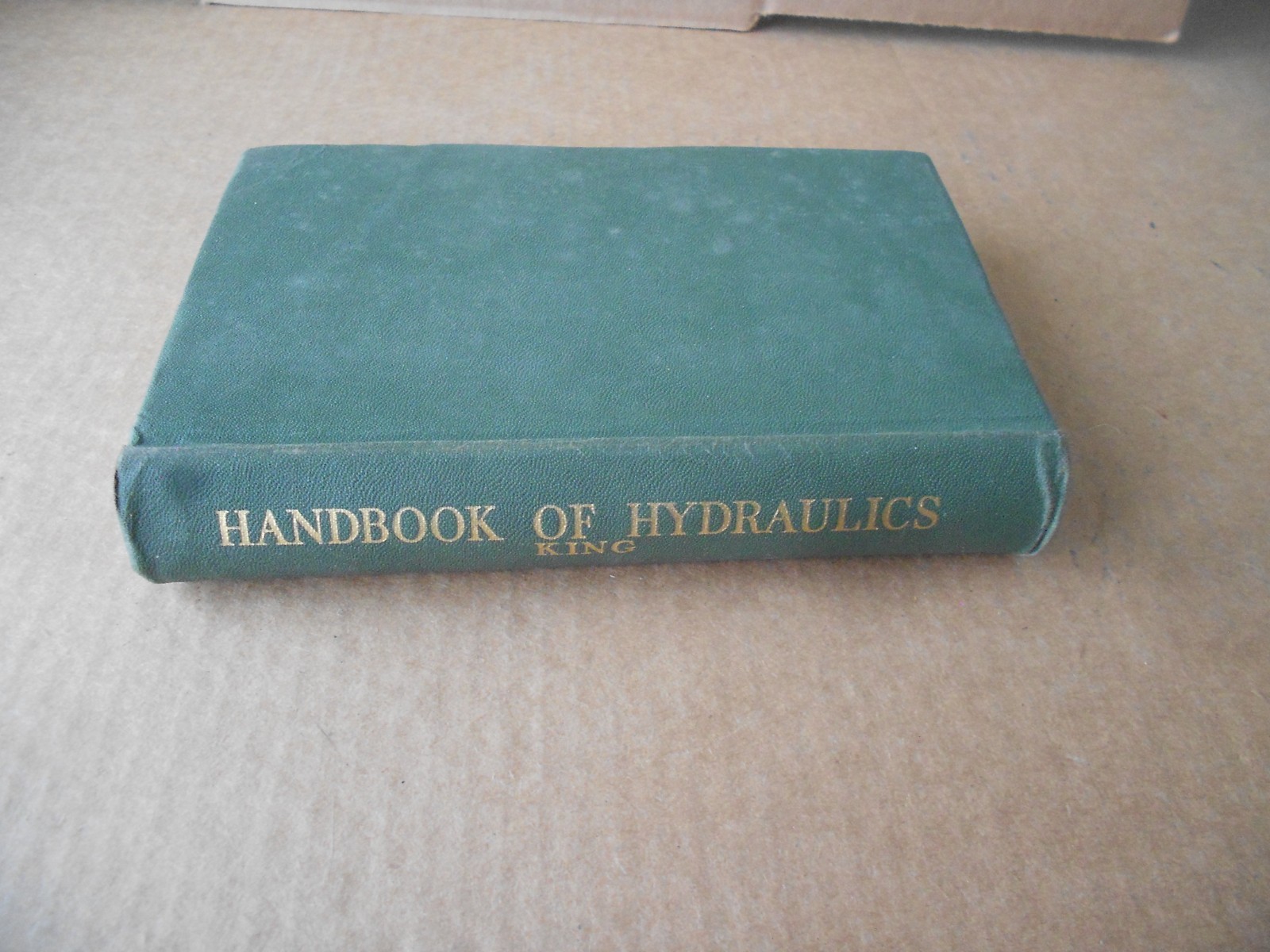 1939 Handbook of Hydraulics for the Solution of Hydraulic Problems by King
