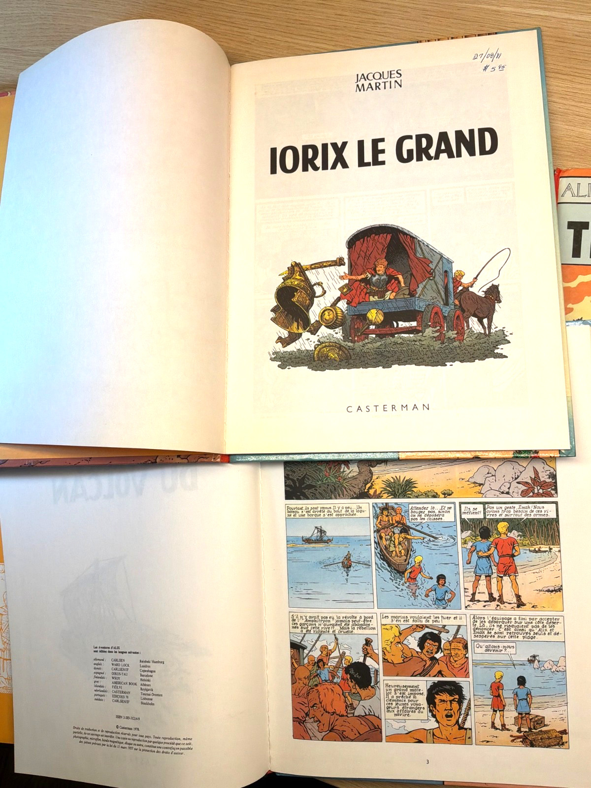 Les Aventures d’Alix bande dessinée 9-Volume Lot French Hardcover Vintage