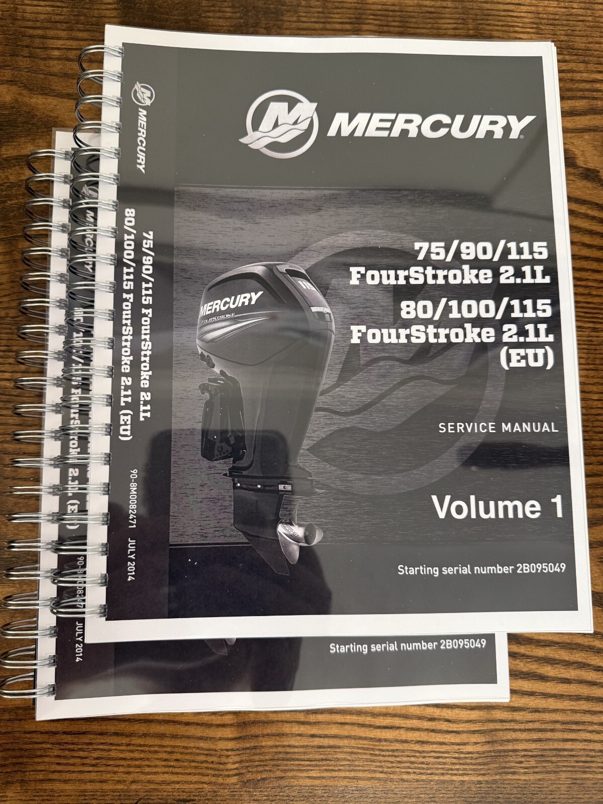 MERCURY 75 90 115 FourStroke 21L Service Manual SECURED – COVERING – FOLDOUT