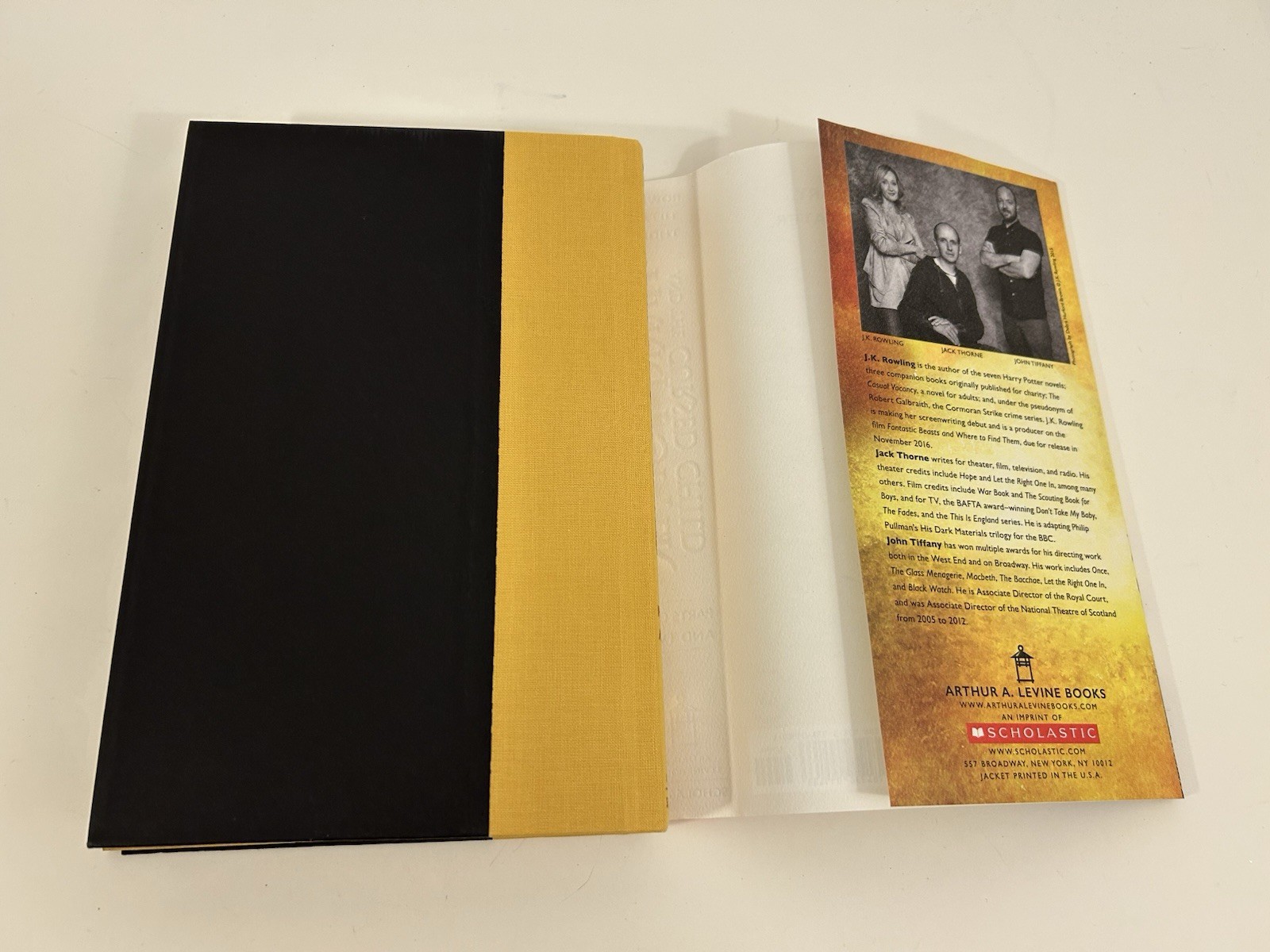 Harry Potter and the Cursed Child Special Rehearsal Ed. Script Parts 1&2 1st Ed.
