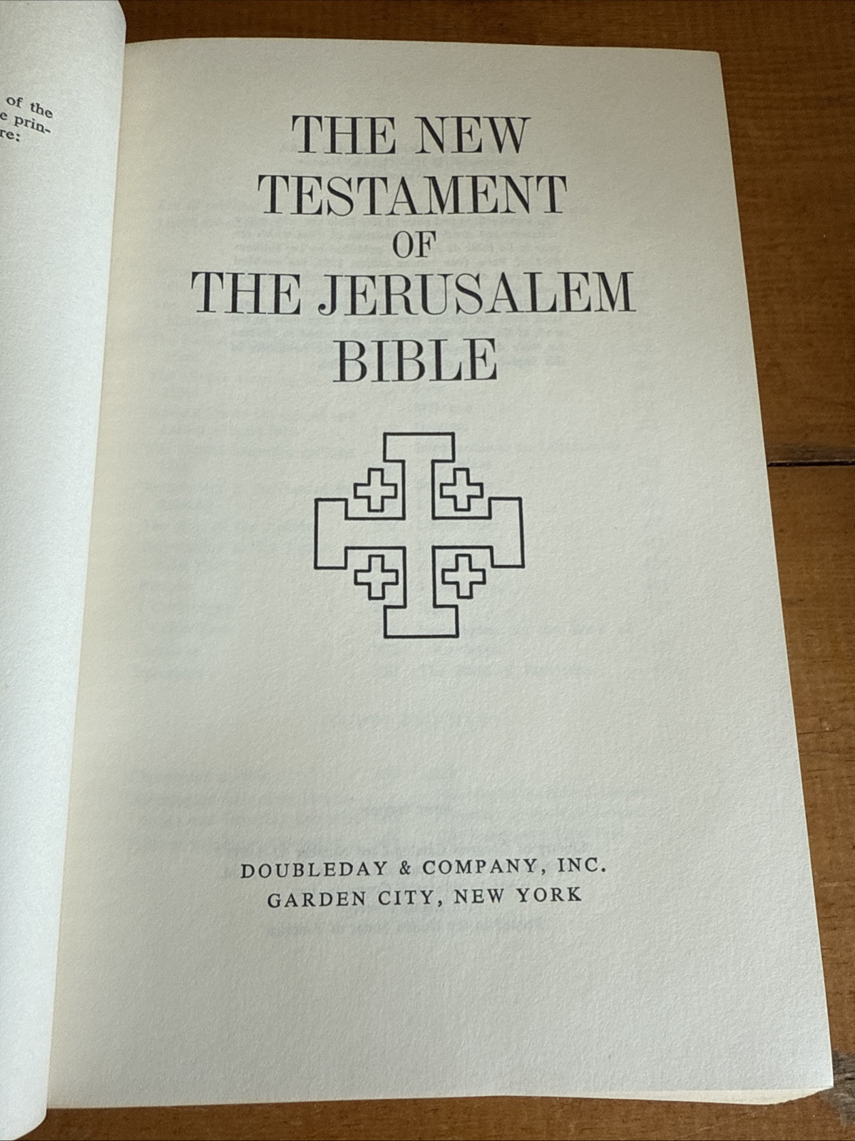 The Jerusalem Bible 1966 Hardcover Doubleday 1st Edition Imprimatur