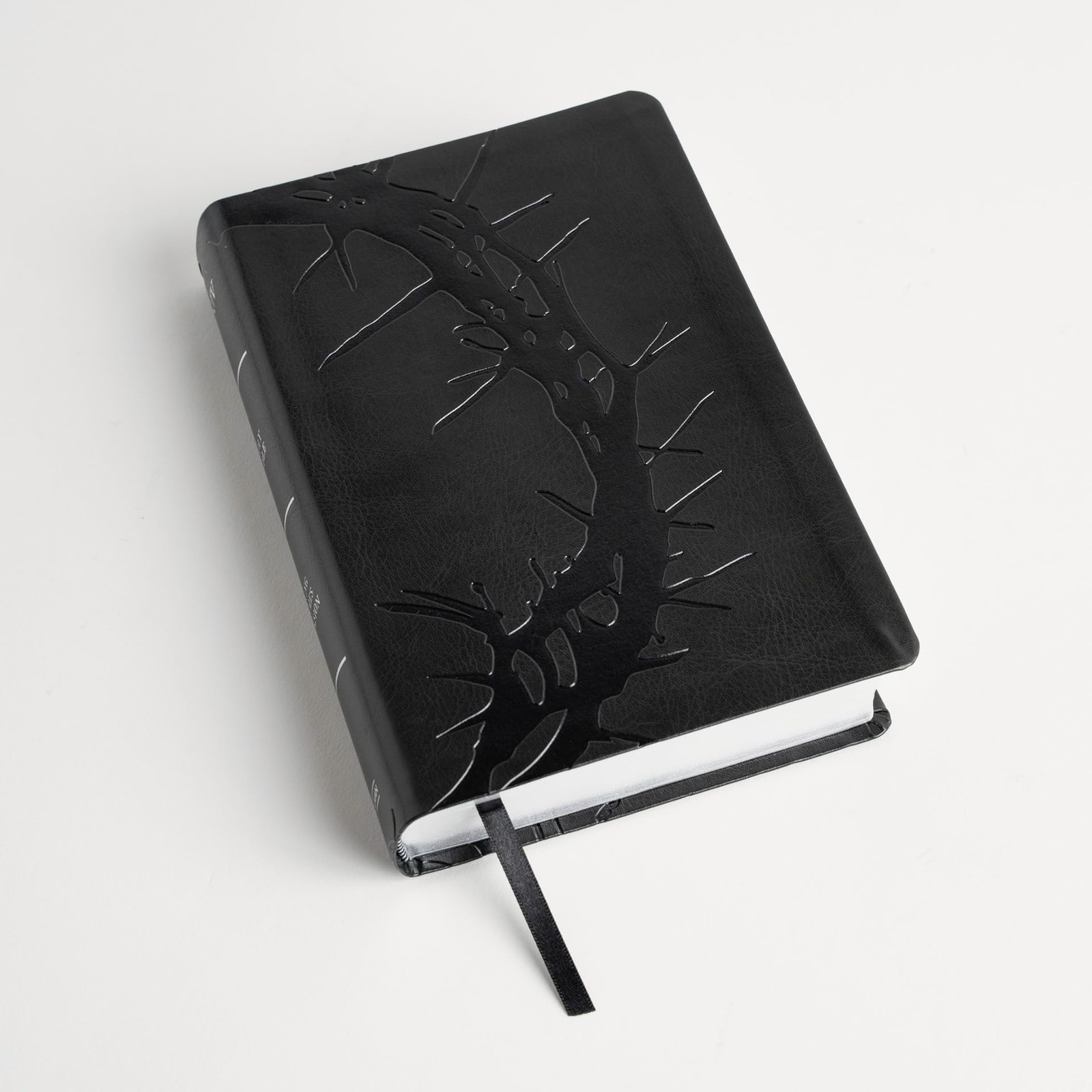 Bible KJV Large Print Personal Size Charcoal LeatherTouch Crown of Thorns