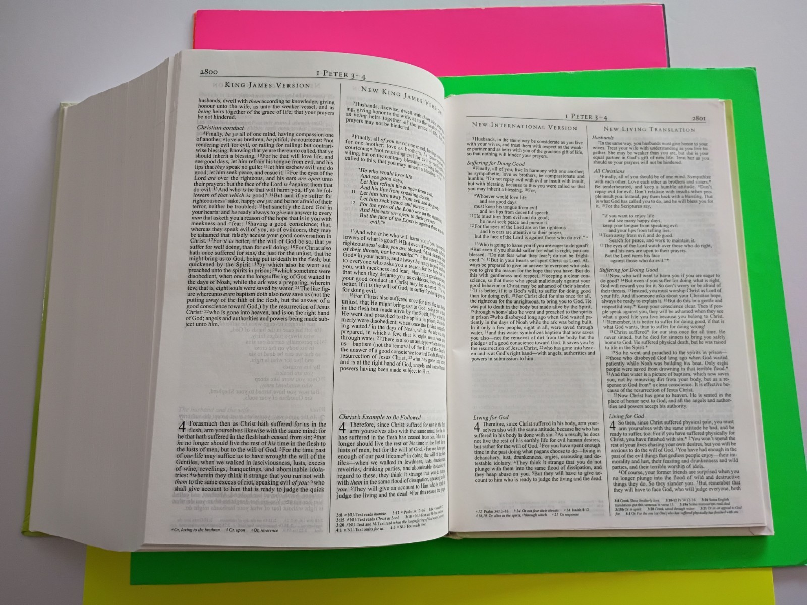 Hendrickson Parallel Bible-PR-KJV/NKJV/NIV/NLT by Hendrickson Publishers…