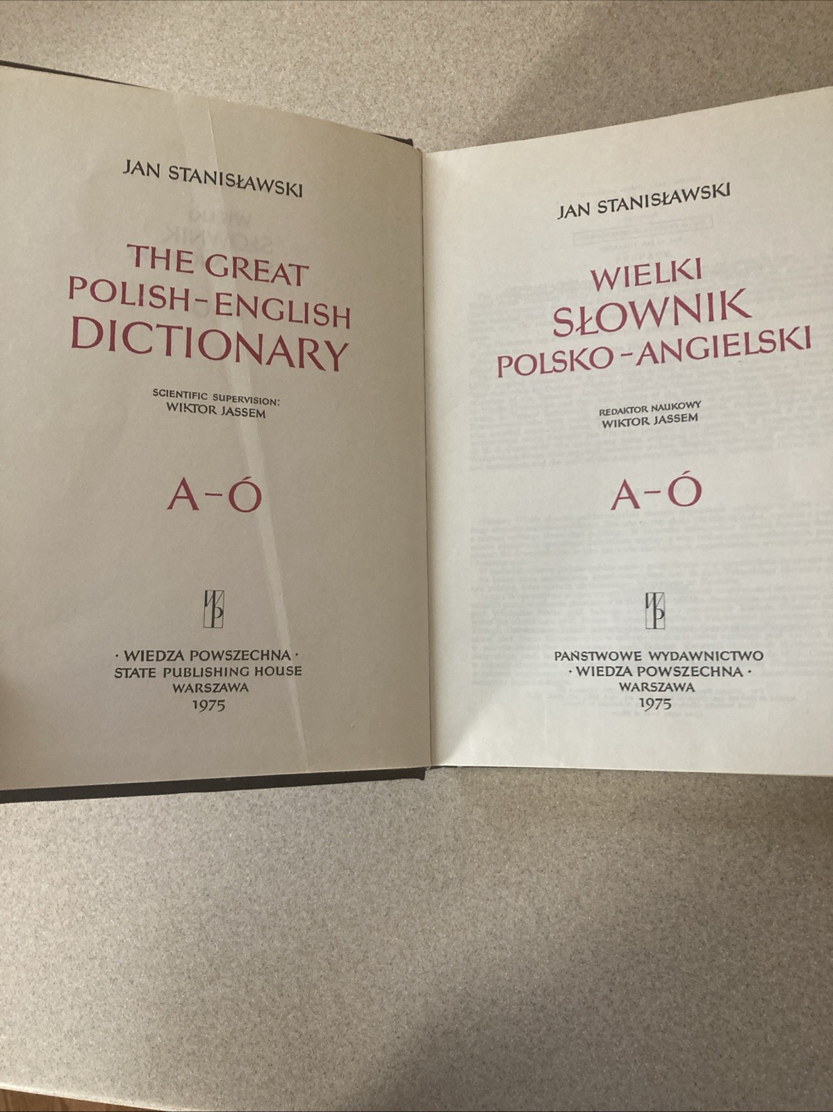 Wielki Slownik Angielsko-Polski /The Great English-Polish Dictionary 2 Book Set