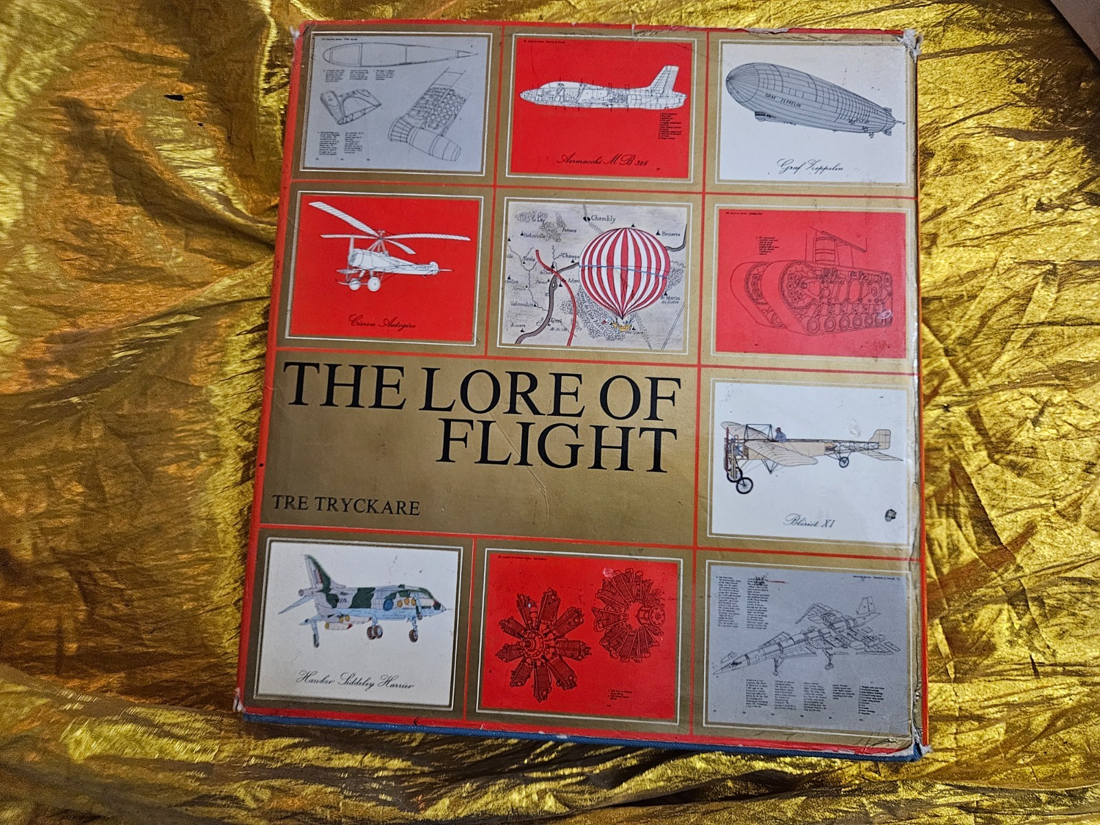 THE LORE OF FLIGHT by TRE TRYCKARE the RARE VINTAGE HARDCOVER BOOK (1970) 426pgs