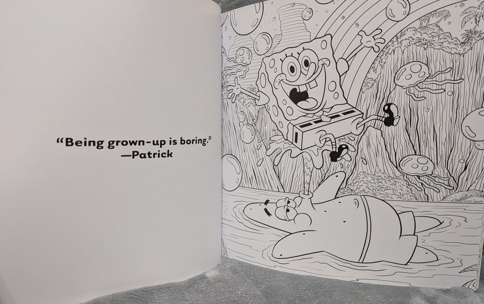 Spongebob’s Very Grown-Up Coloring Book Brand New Never Used Rare 2025