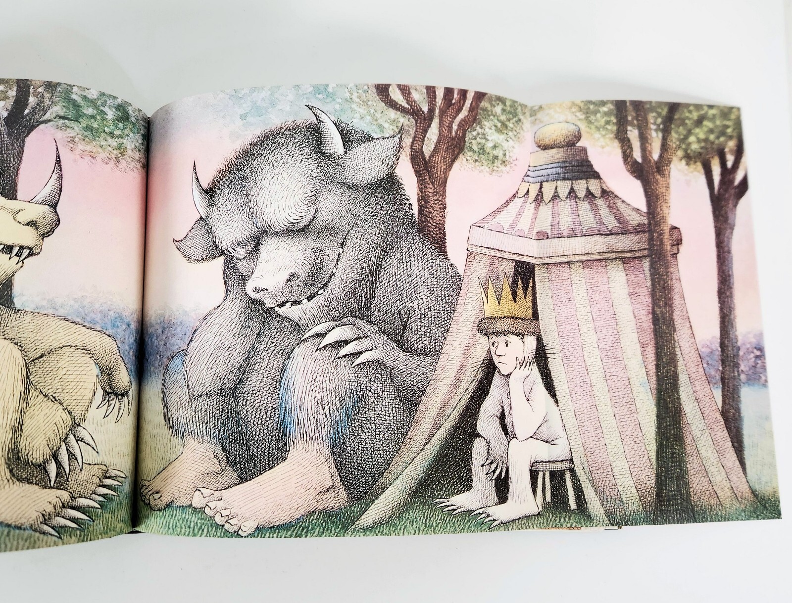 The Art of Maurice Sendak 1984 Edition Selma Lanes Hardcover Fold Out Pages