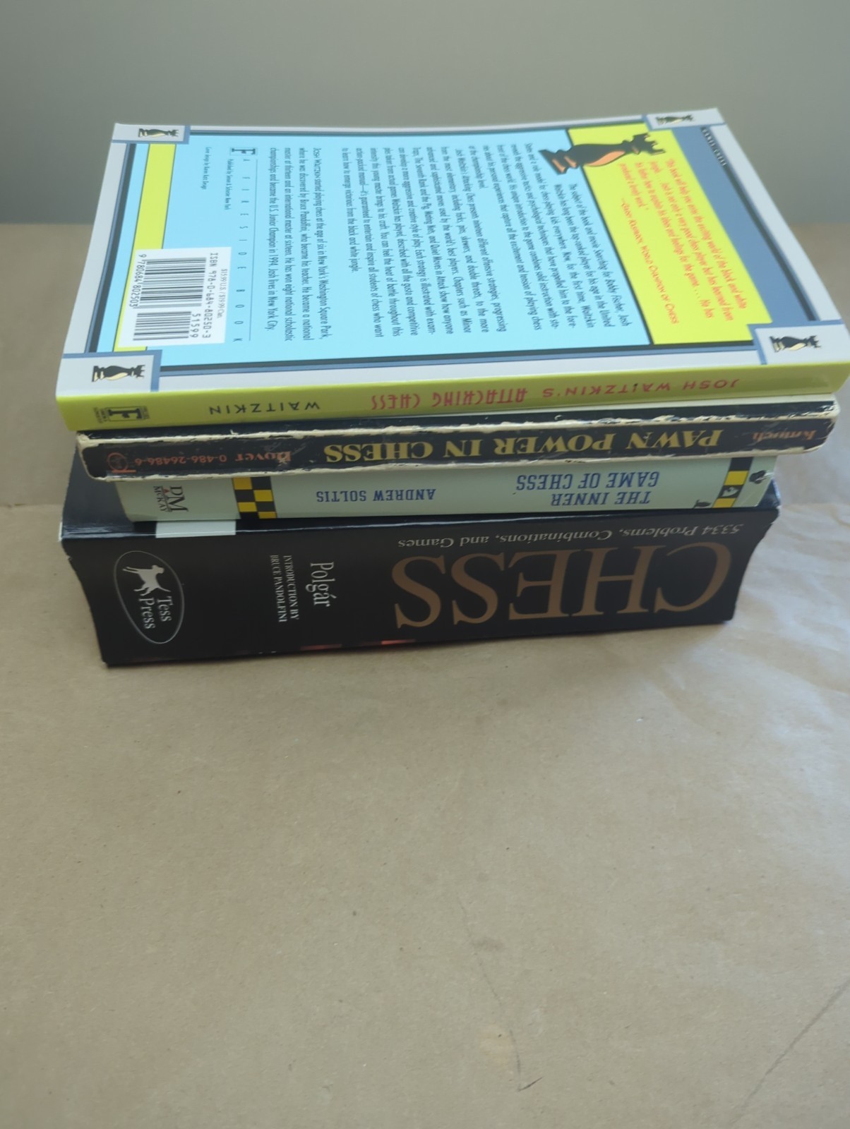 4 Chess Book Lot Instructional Attacking Inner Game Power Education Lesson
