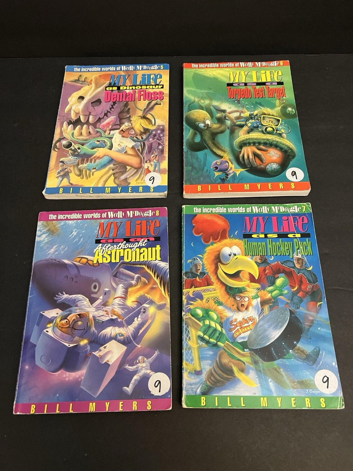 The Incredible World of Wally McDoogle “MY LIFE AS A” Lot of 10 Books Bill Myers
