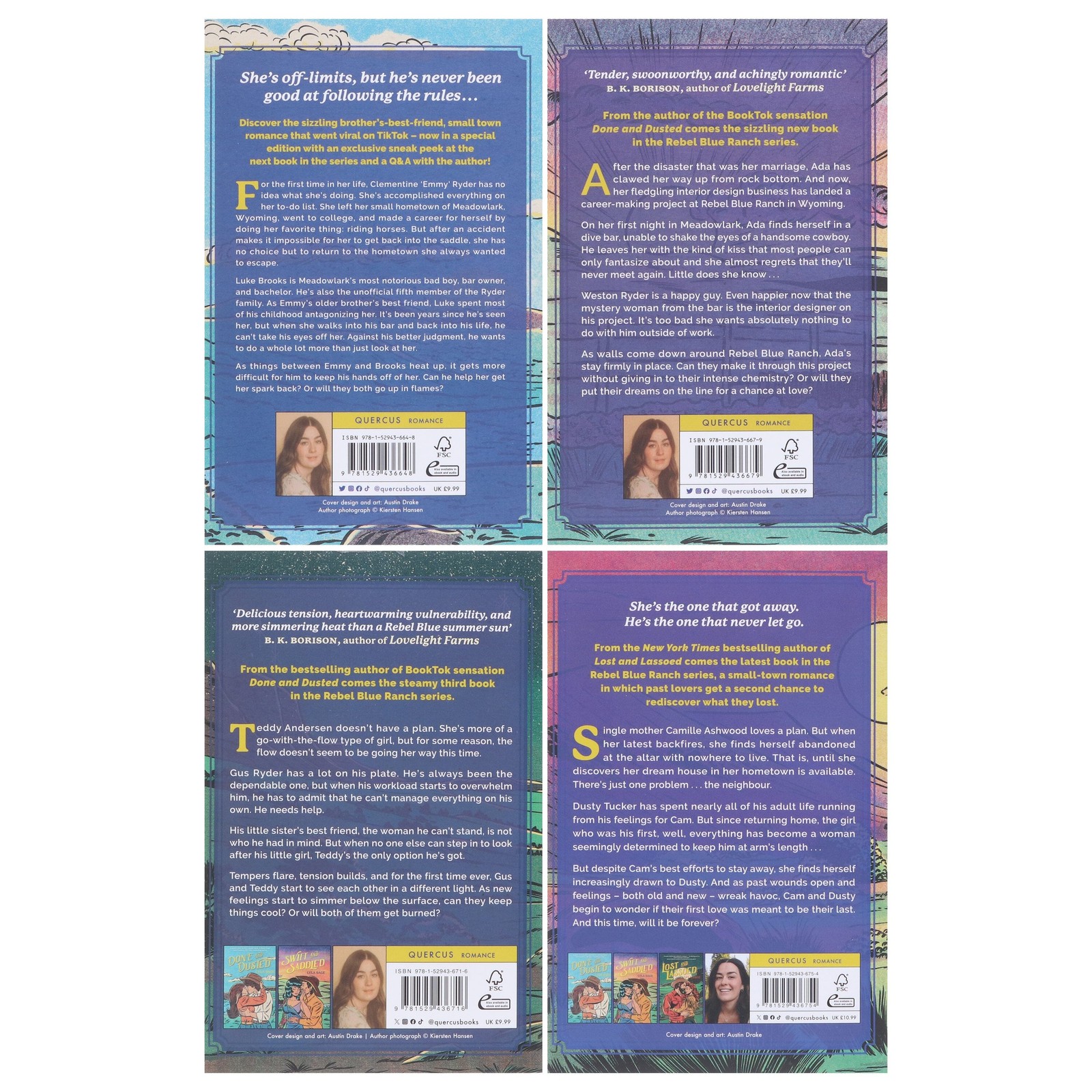 Rebel Blue Ranch Series by Lyla Sage: 4 Books Collection Set – Fiction – PB