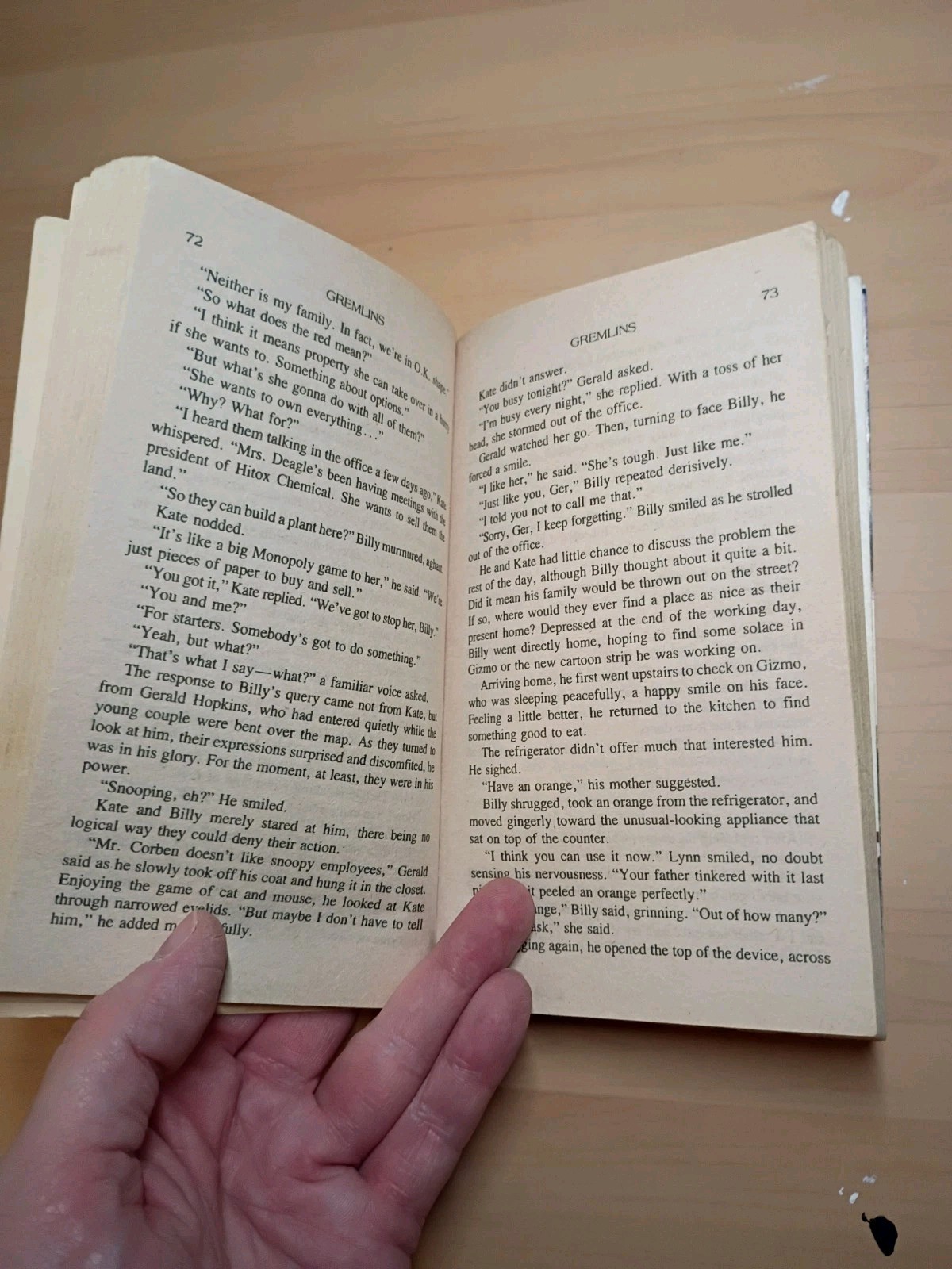 Gremlins 1984 First Printing Paperback Novel Spielberg VTG 80s