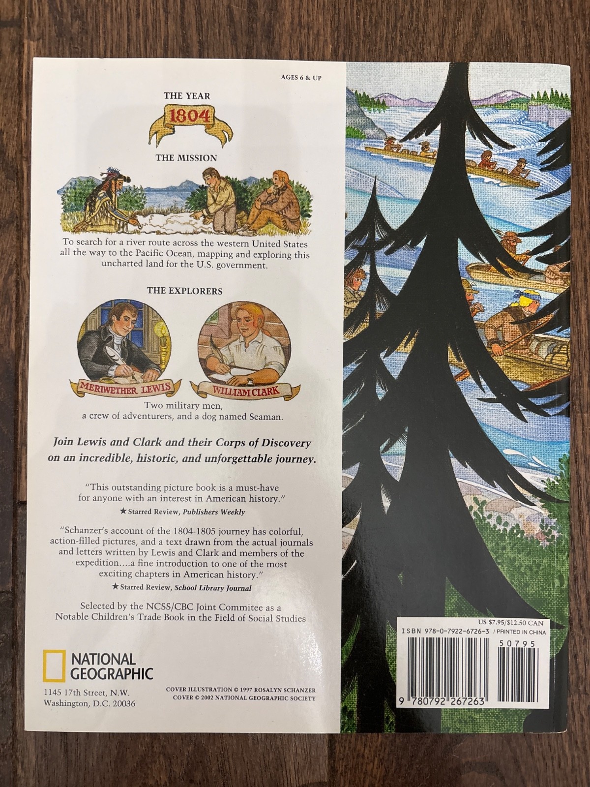 How We Crossed the West : The Adventures of Lewis and Clark by Rosalyn Schanzer
