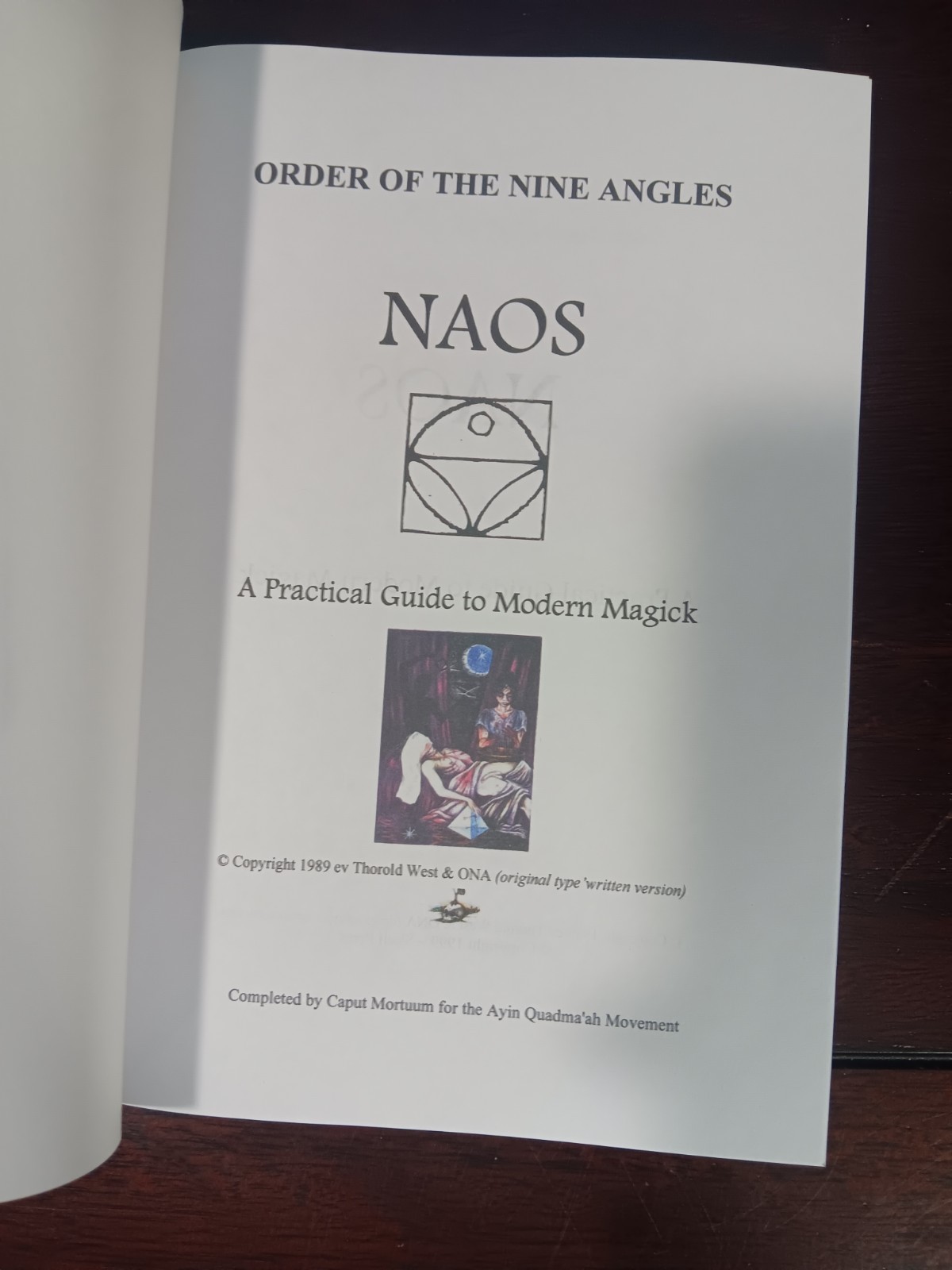 NAOS Thorold West Magister Hagur Order of Nine Angles O9a Alchemy Satanism