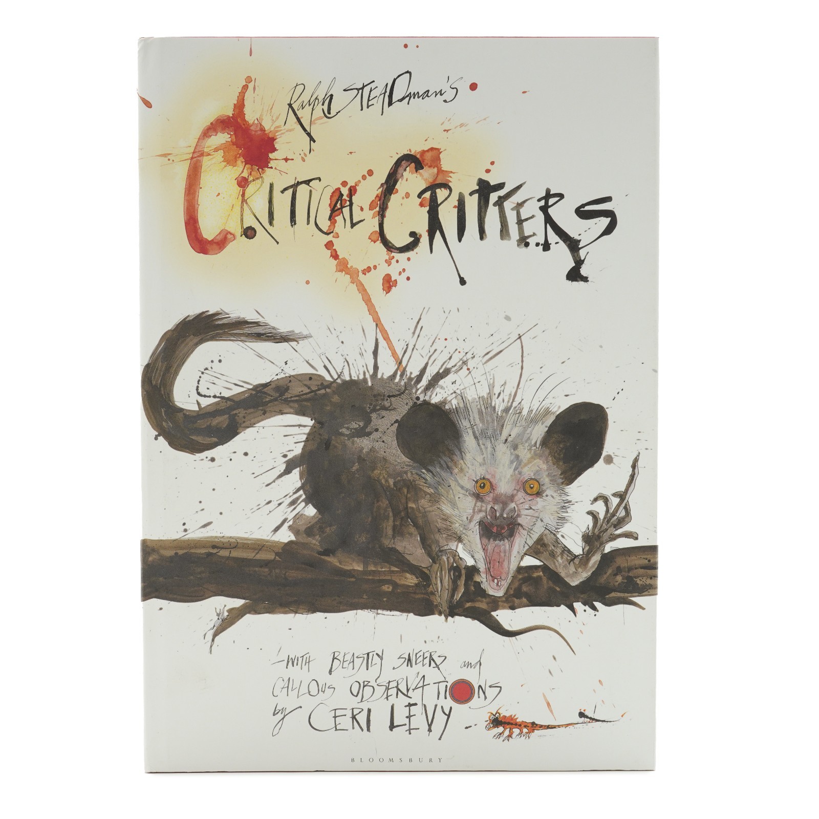 SIGNED Ralph Steadman’s Critical Critters by Ceri Levy Hardcover Autographed