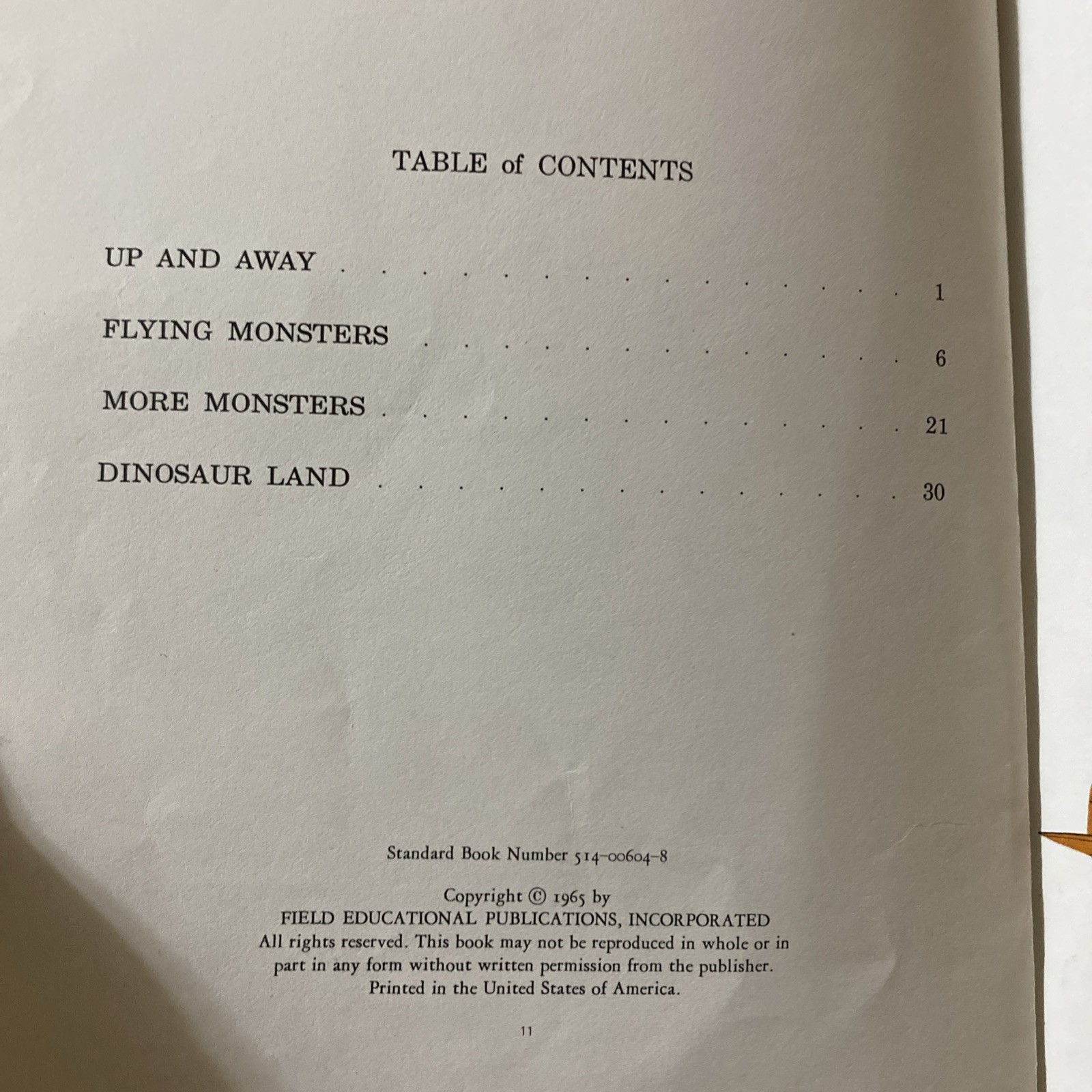 Vintage 1965 Leonard Visits Dinosaur Land Gene Darby Hardcover Book –