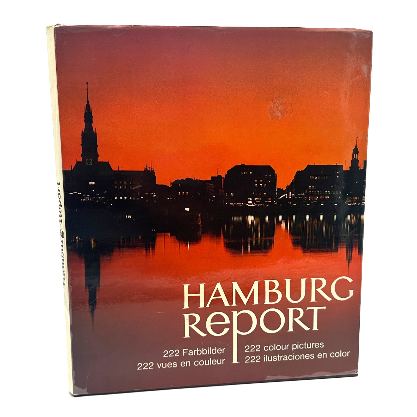 Hamburg Report 1977 Otto Bender 222 Color Photos German City History Travel Book