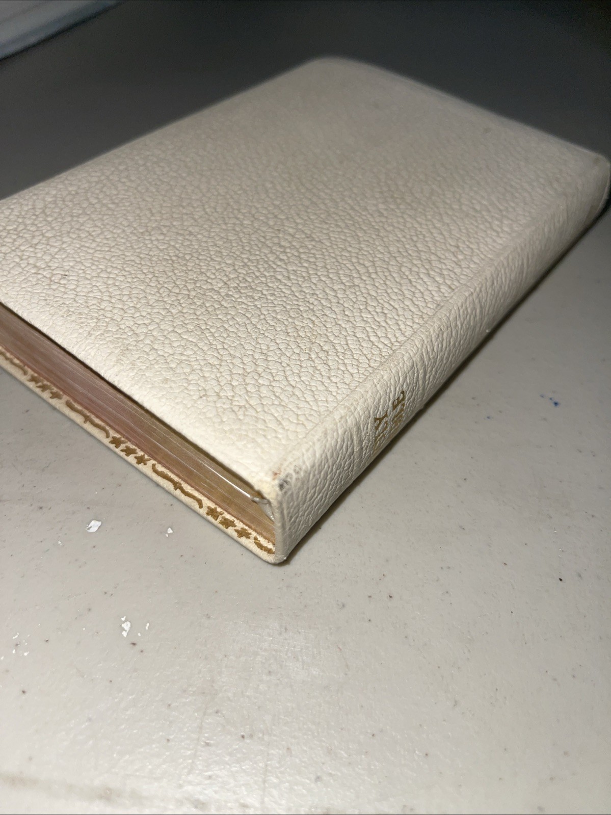 Vintage Wedding Bible KJV Unused Harper Printed In England 1950-60? 3.75” X 5.5”