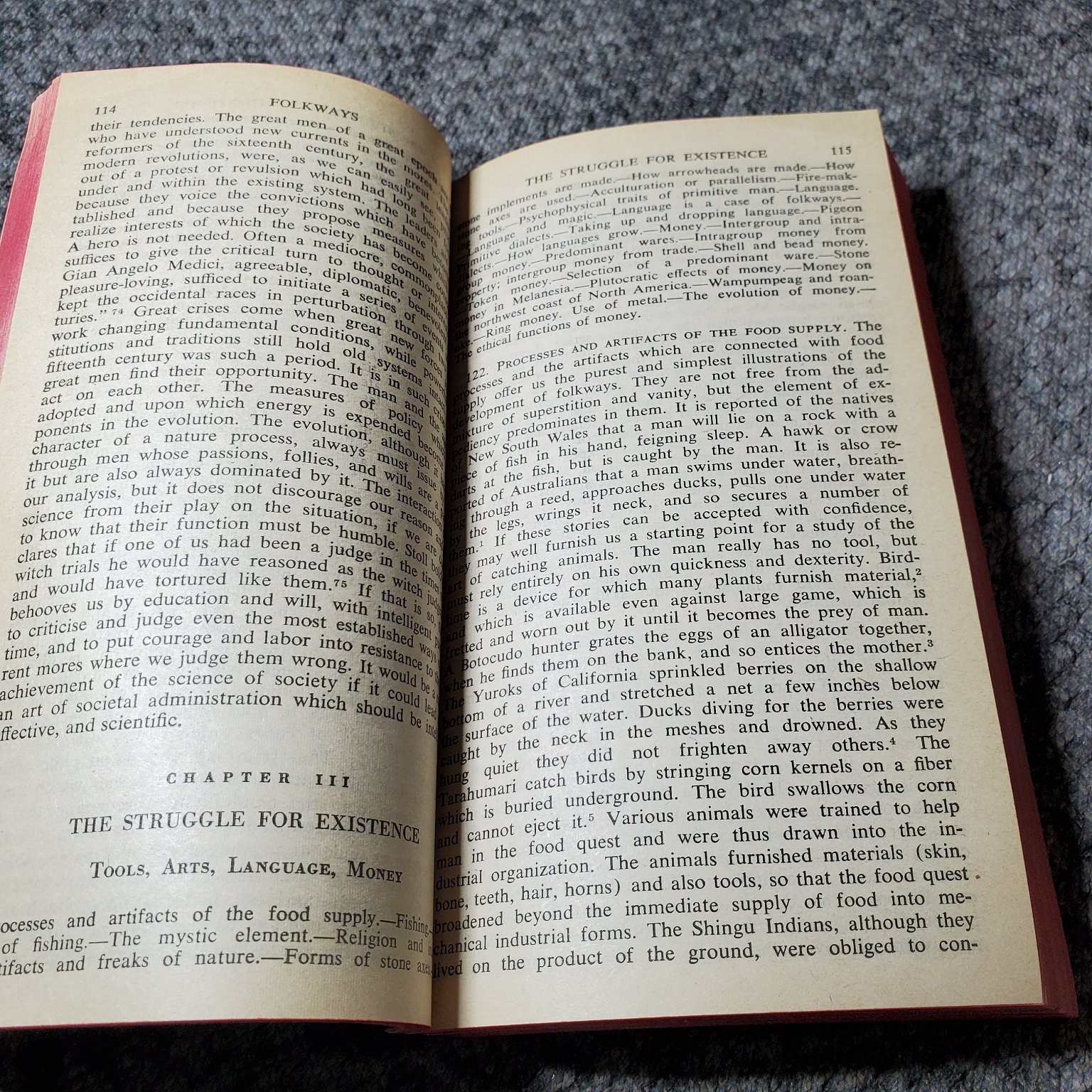 Folkways William Graham Sumner 1960 First Printing Sociology Anthropology Mentor