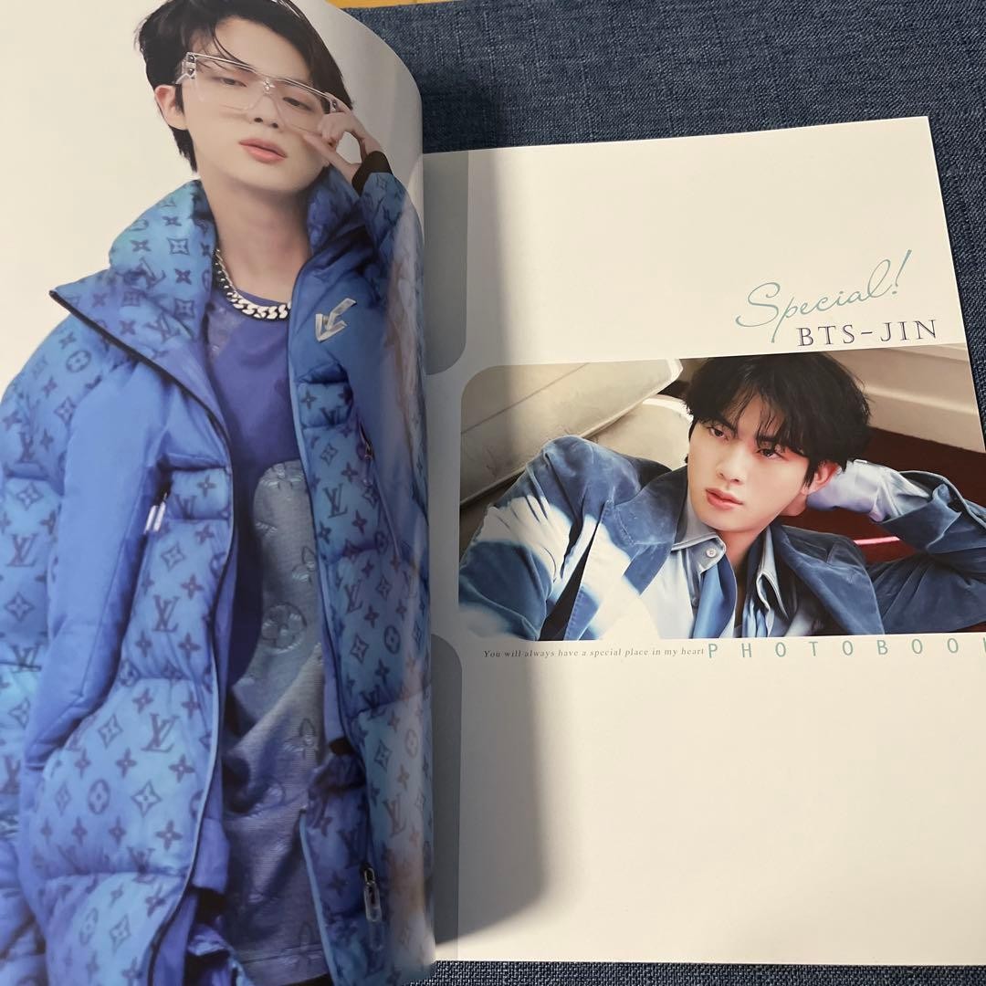 BTS JIN Photobook 8.7×12.0in 34 Pages Korean K-POP