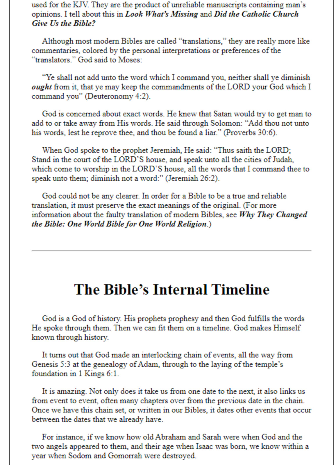 YES YOU CAN READ THE KING JAMES BIBLE | DAVID W DANIELS | CHICK PUBLICATIONS