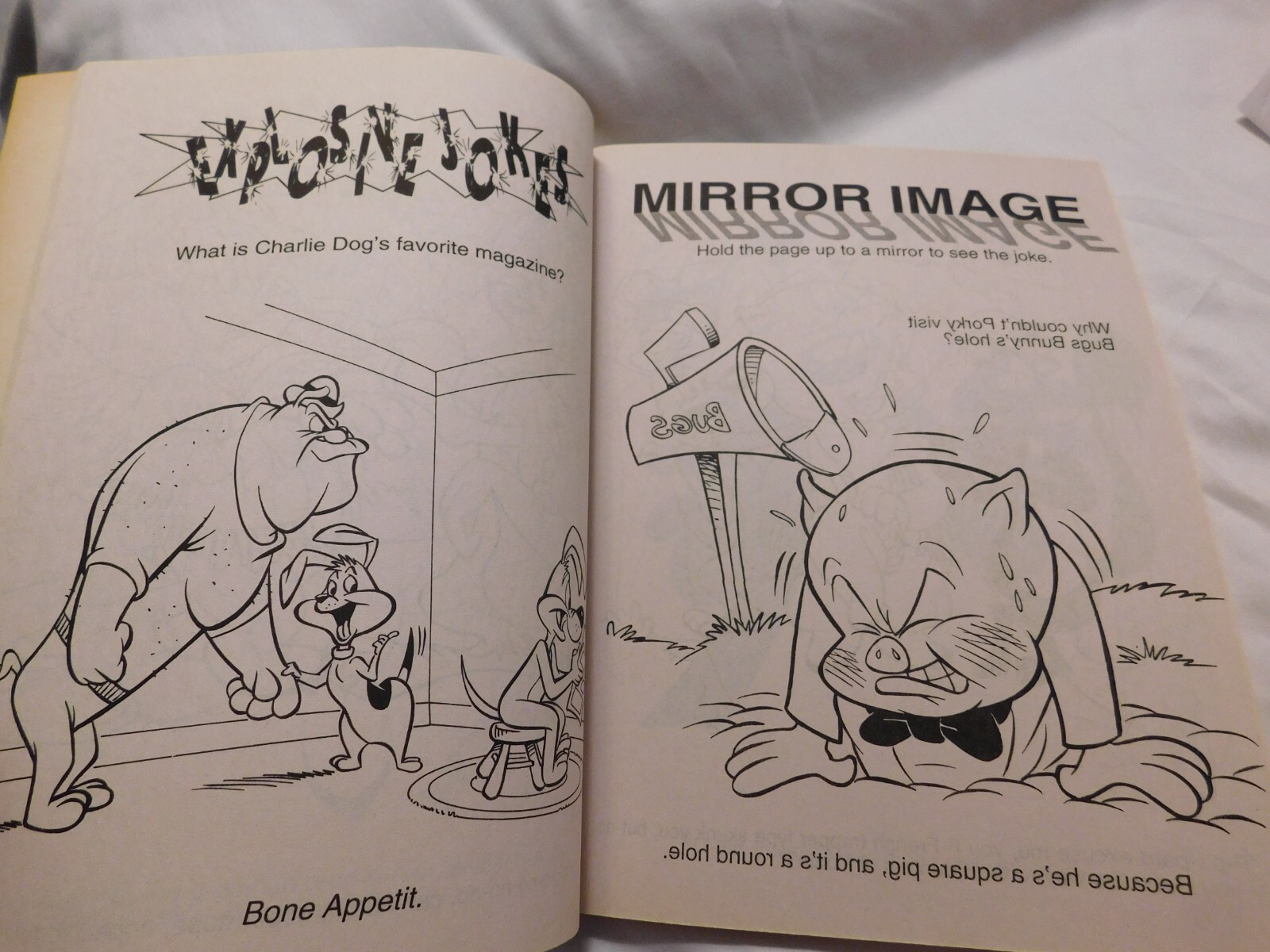 Looney Tunes Lewis and Bark Coloring & Activity Book 1996 Landoll’s Warner Bros.