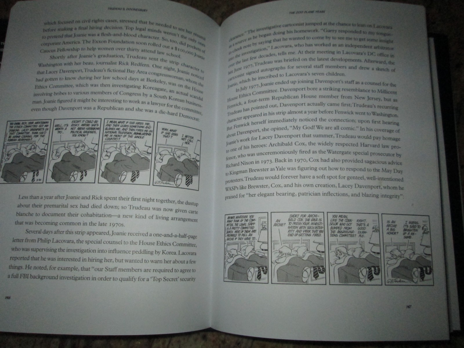 TRUDEAU & DOONESBURY Biography: The Cartoonist Who Turned the News Into Art-NEW!