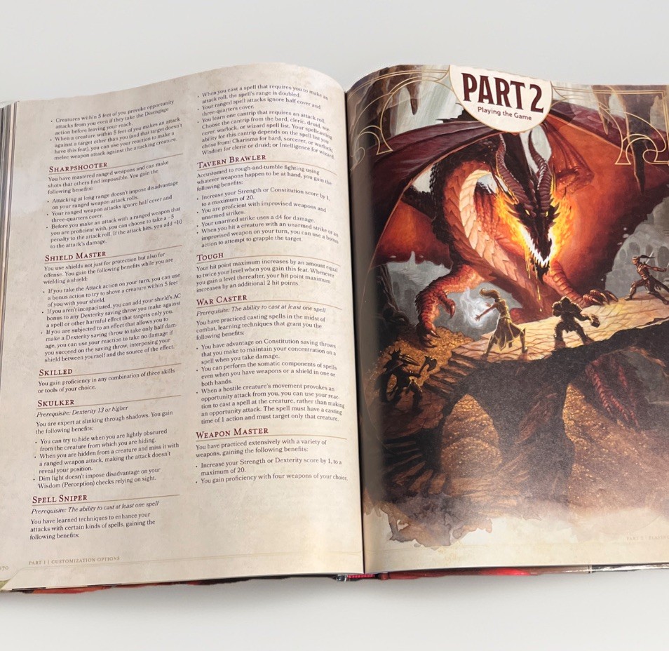 Player’s Handbook (Dungeons & Dragons) by Wizards Rpg Team (2014, Hardcover, 5th