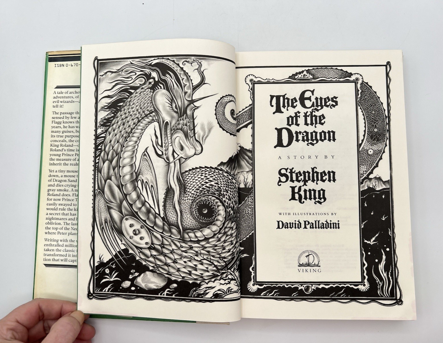The Eyes of the Dragon Stephen King 1987 1st Edition Hardcover Fantasy Book