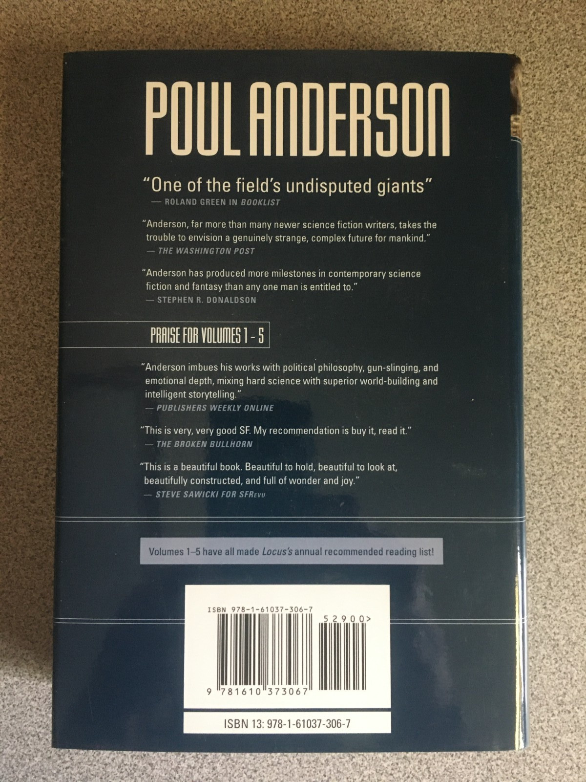 Complete Set: The Short Fiction of Poul Anderson Volumes 1-7, NESFA Press