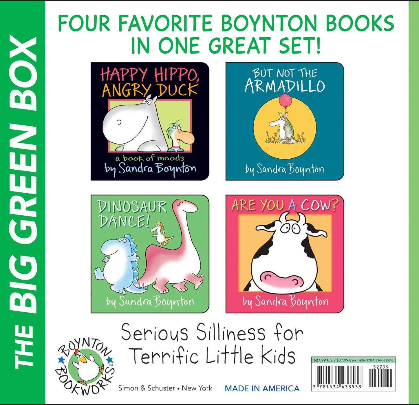 Boynton’S Greatest Hits the Big Green Box (Boxed Set): Happy Hippo, Angry Duck;
