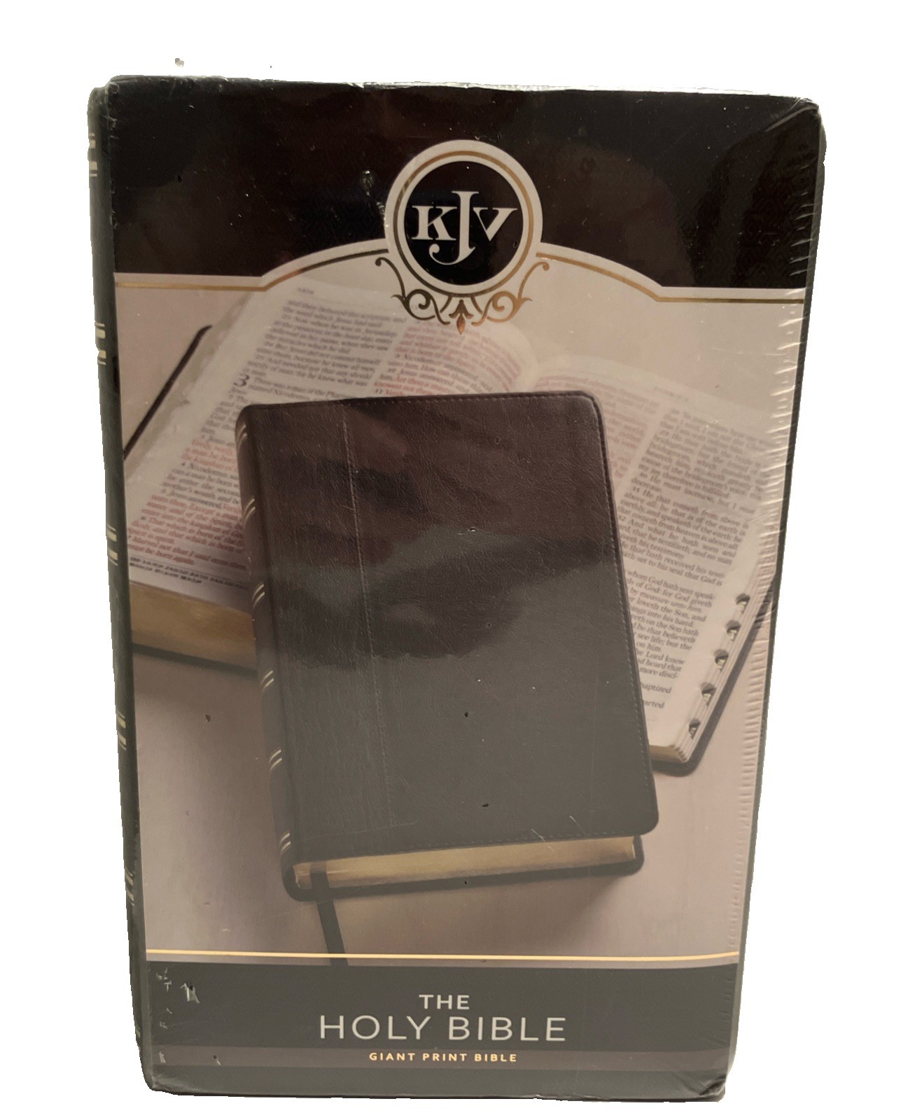 KJV HOLY BIBLE King James Version Black GIANT Print Thumb Index Edition NEW