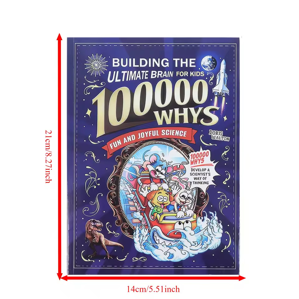 Children’s Encyclopedia 100000 Whys Kids Book Ages 6-12 Extracurricular Reading