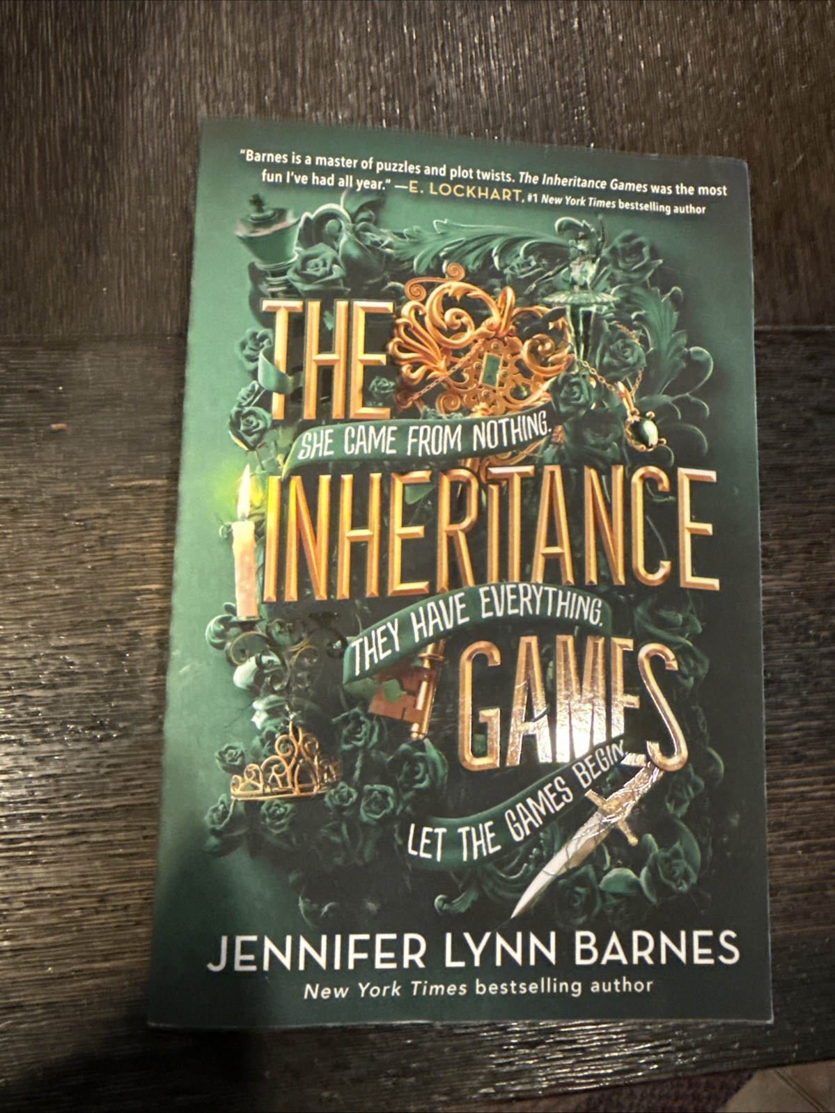 Inheritance Games by Jennifer Lynn Barnes (2021, Trade Paperback)