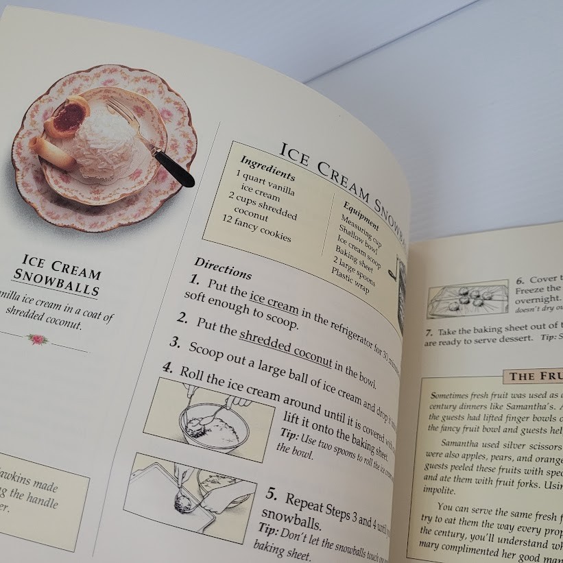 The American Girls Cookbook Portfolio Of Pastimes 1990 Dolls International Book