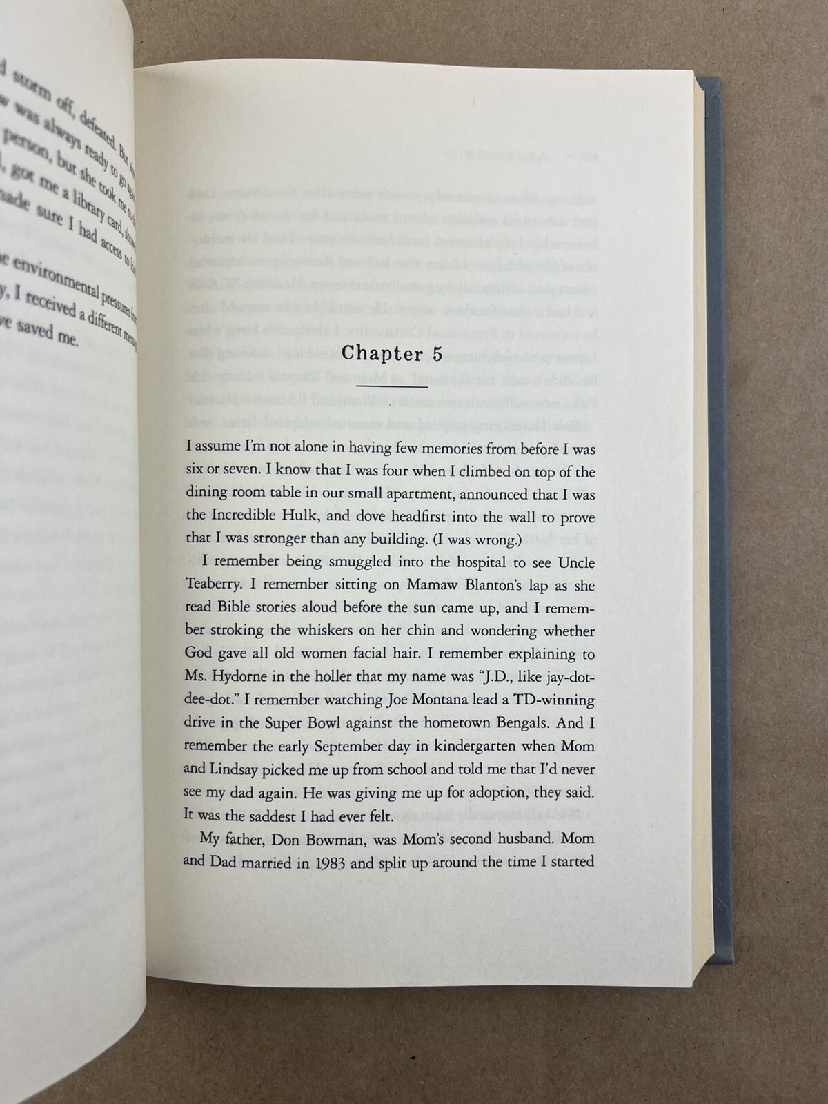 Hillbilly Elegy; J. D. Vance, Harper, 2016, First Edition, Early Printing, HC/DJ