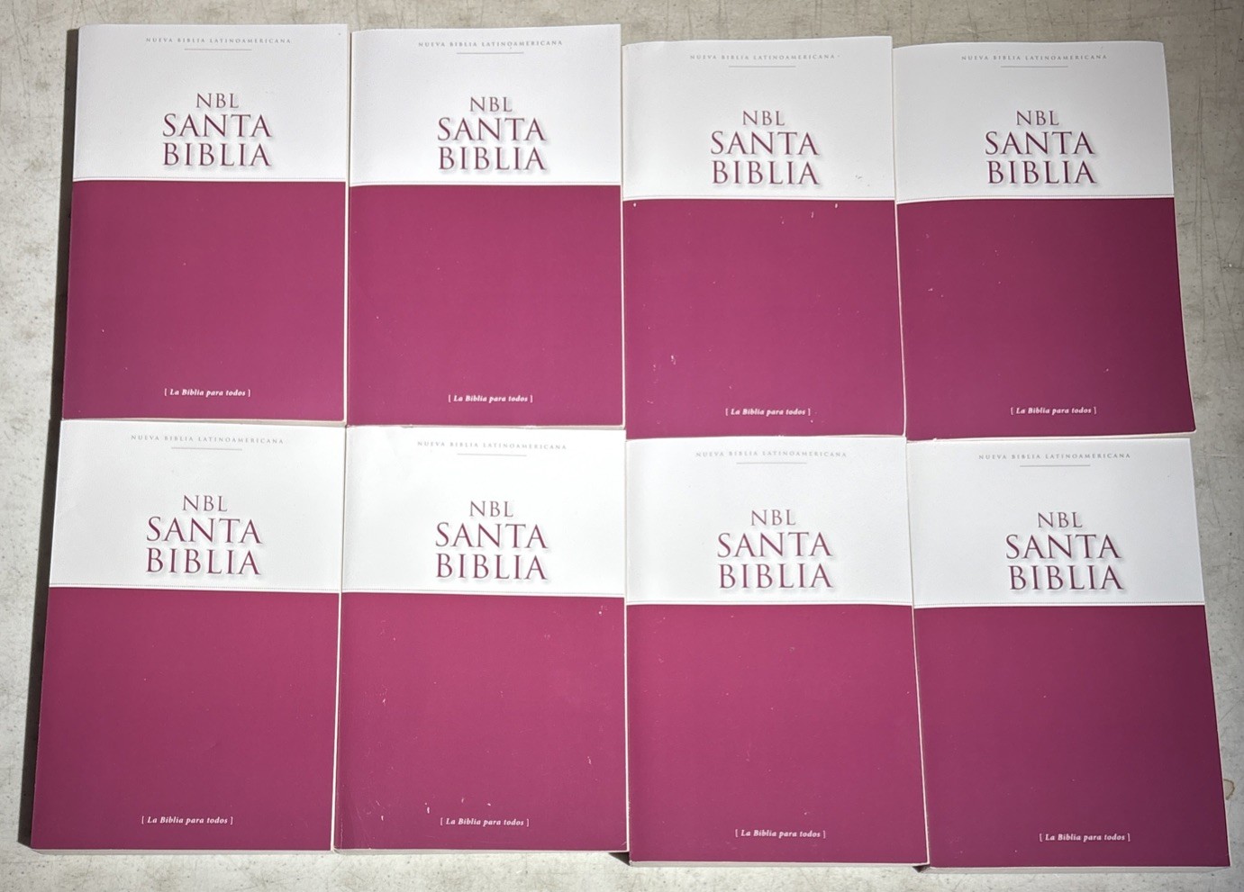 LOT Of 16 NBL SANTA BIBLIA -VIDA (SPANISH) LATINOAMERICANA *Excellent Condition*