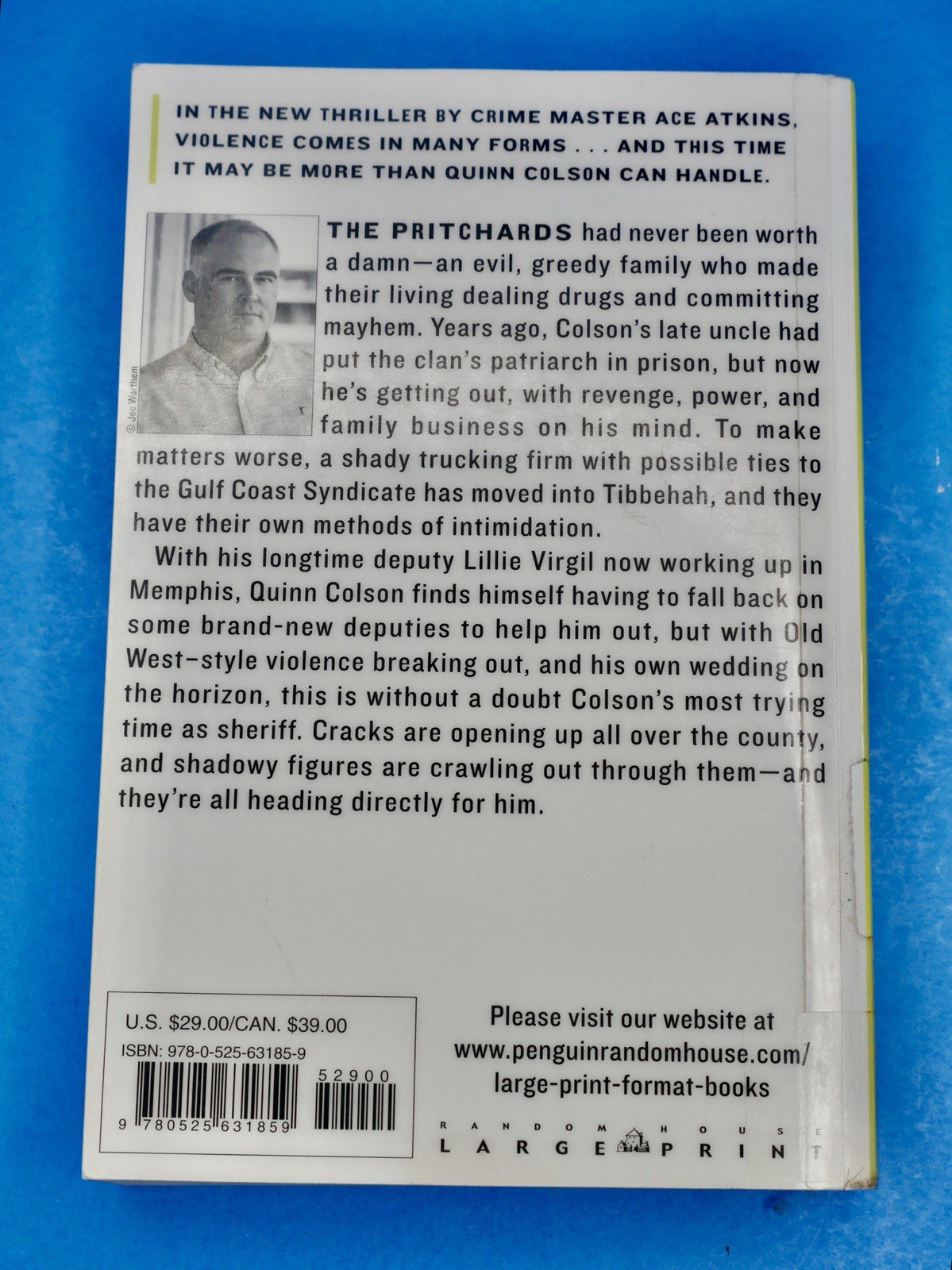 Ace Atkins: Sinners Trade Paperback Large Print 2018 Diversified Publishing