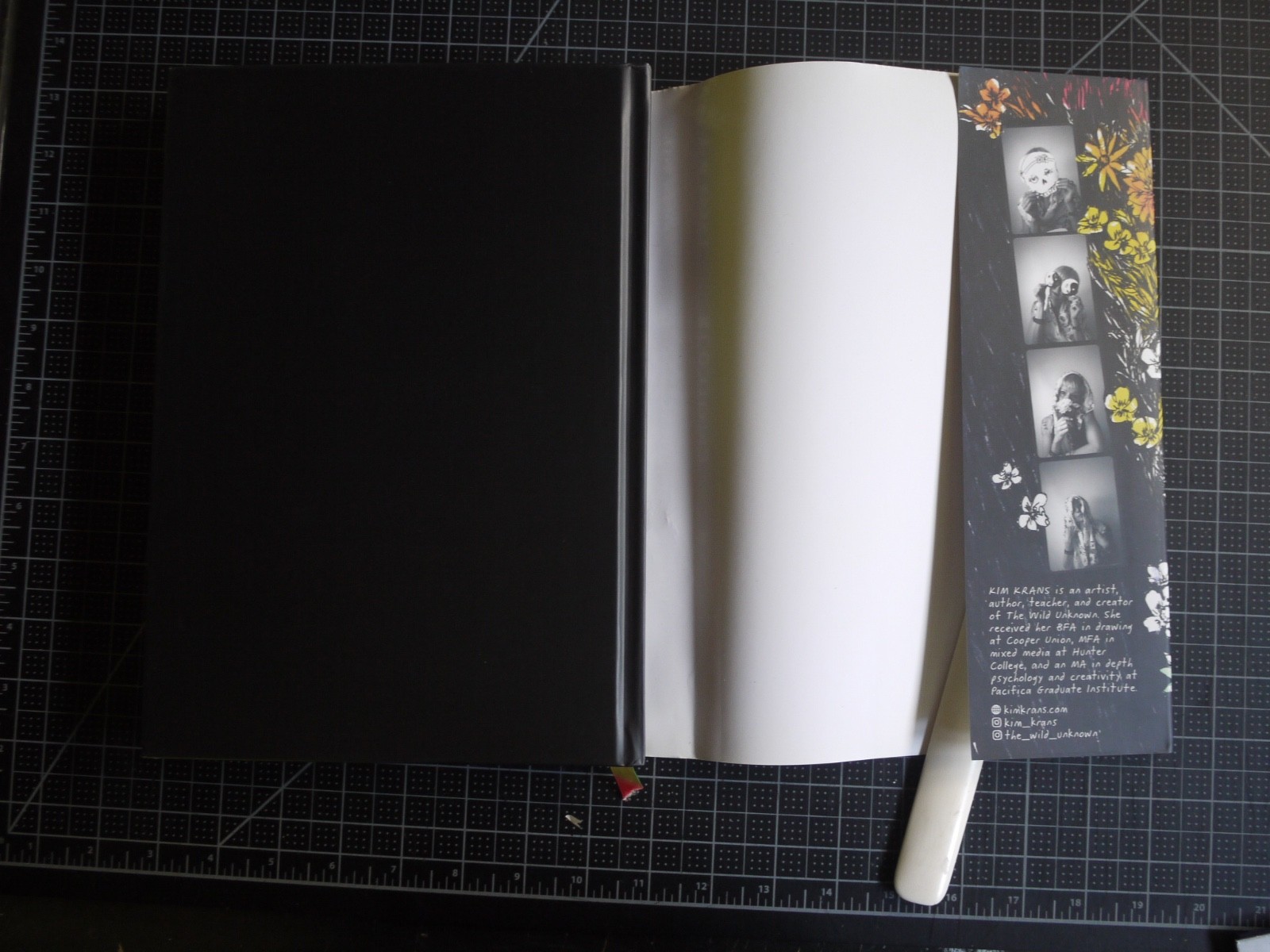 Blossoms and Bones: Drawing a Life Back Together by Kim Krans 1st ED/Pr Hdcover