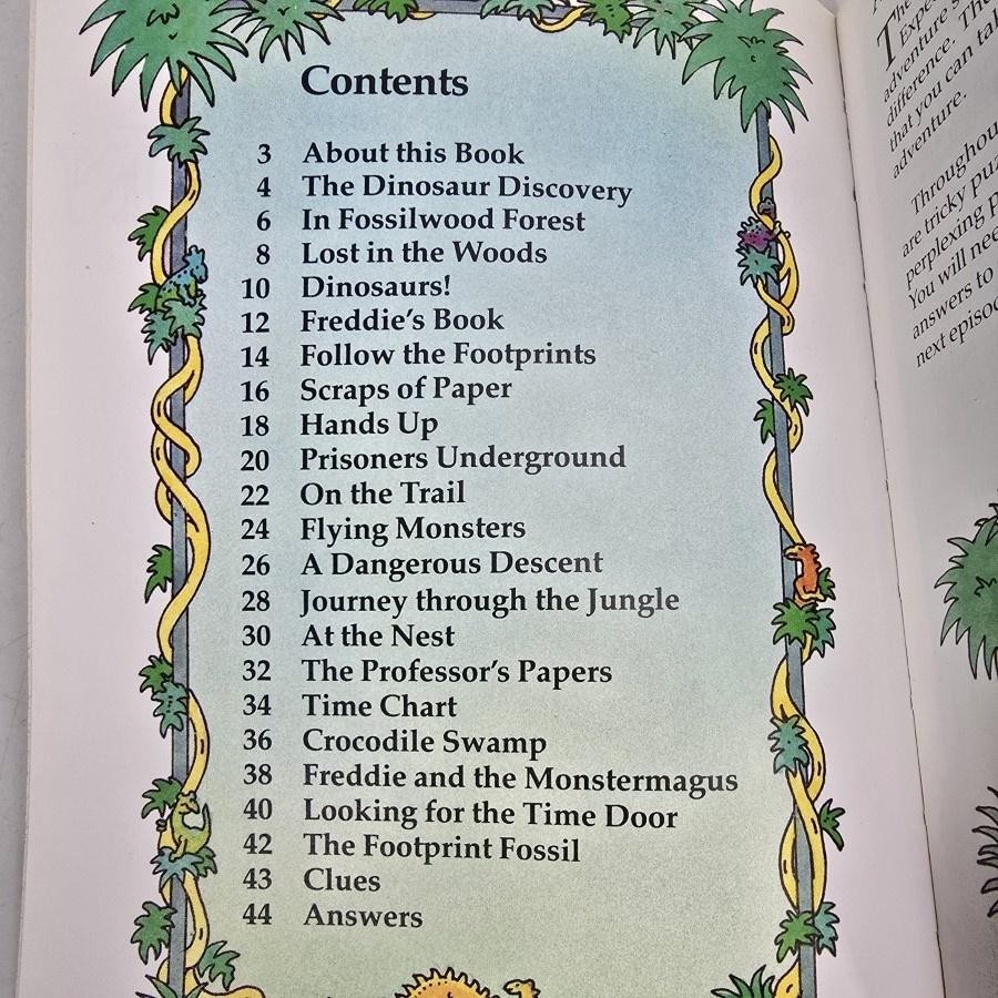 The Incredible Dinosaur Expedition Karen Dolby Usborne Puzzle Kids Book Vintatge