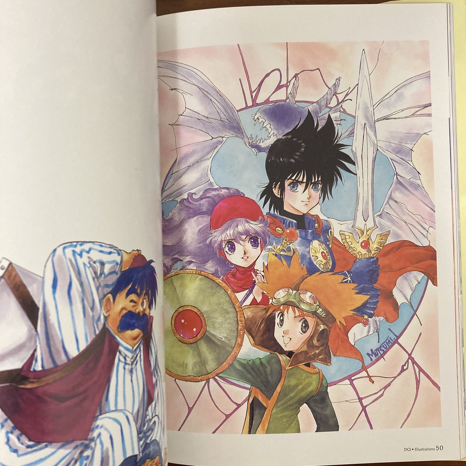 DRAGON QUEST Mutsumi Inomata Art Book Illustration