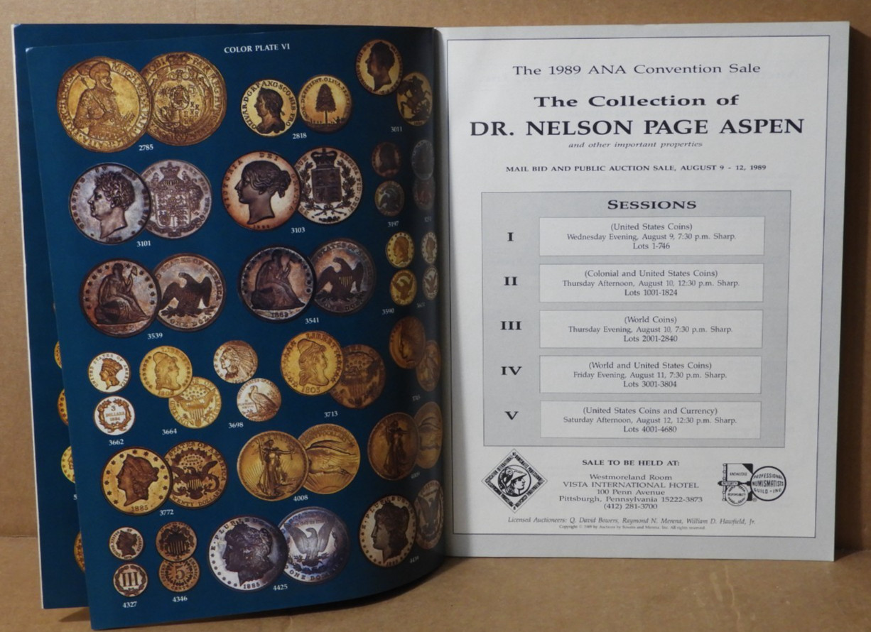 AUCTIONS BY BOWERS AND MERENA,INC (THE COLLECTION OF Dr. NELSON PAGE ASPEN) EX!