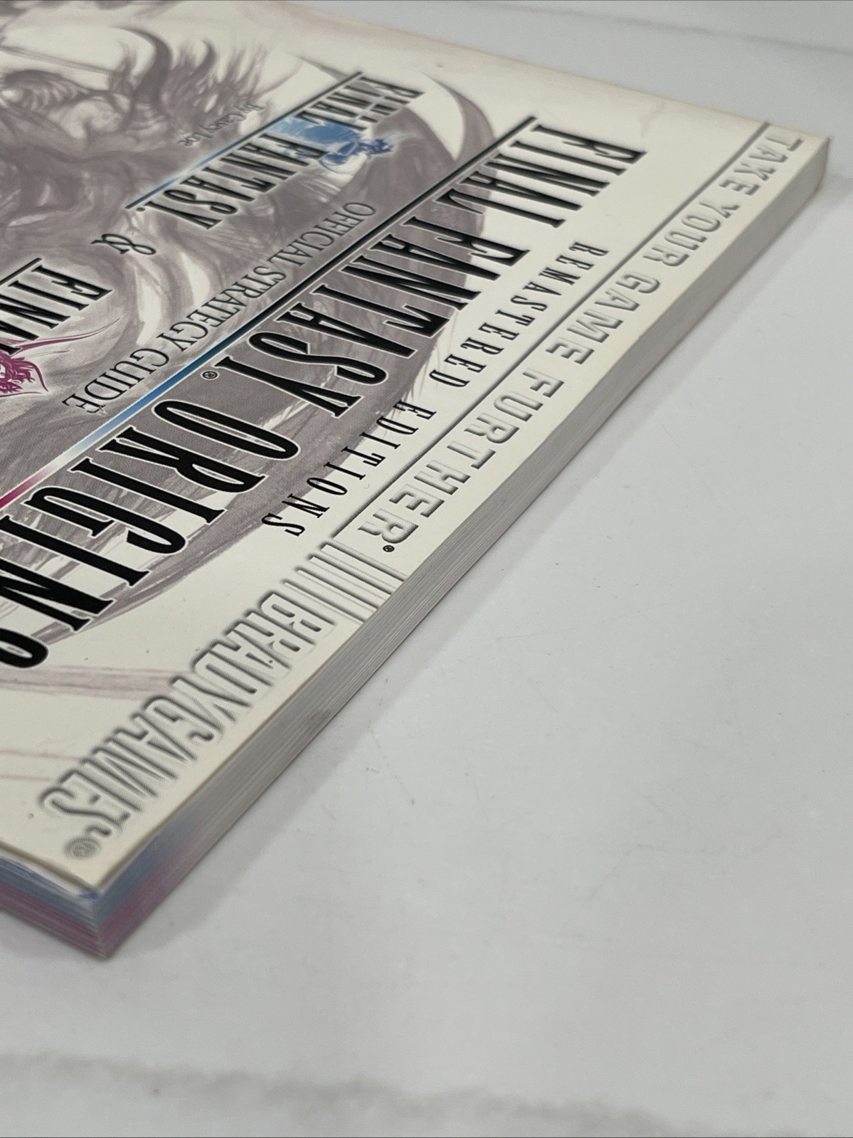 Final Fantasy Origins Strategy Guide BradyGames Sony Playstation PS1 Square Enix