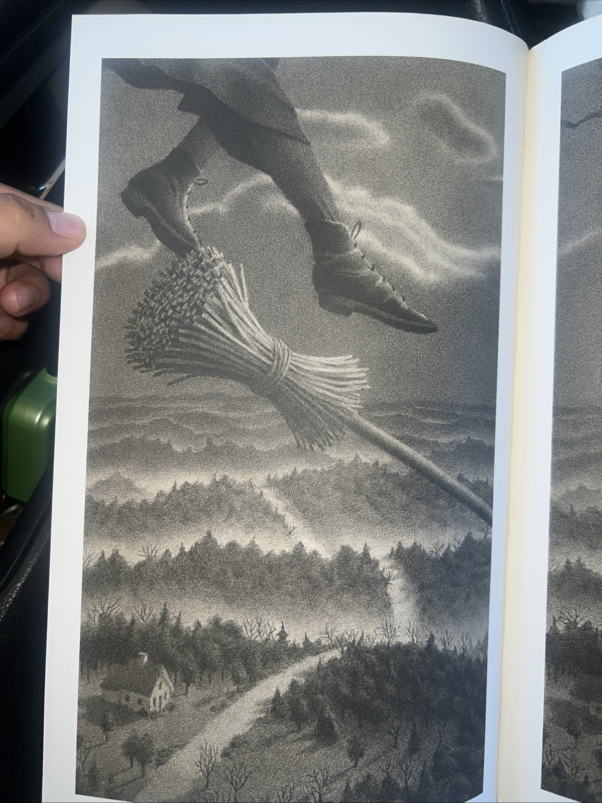 The Widow’s Broom – Hardcover By Van Allsburg, Chris – First Scholastic Edt 1993