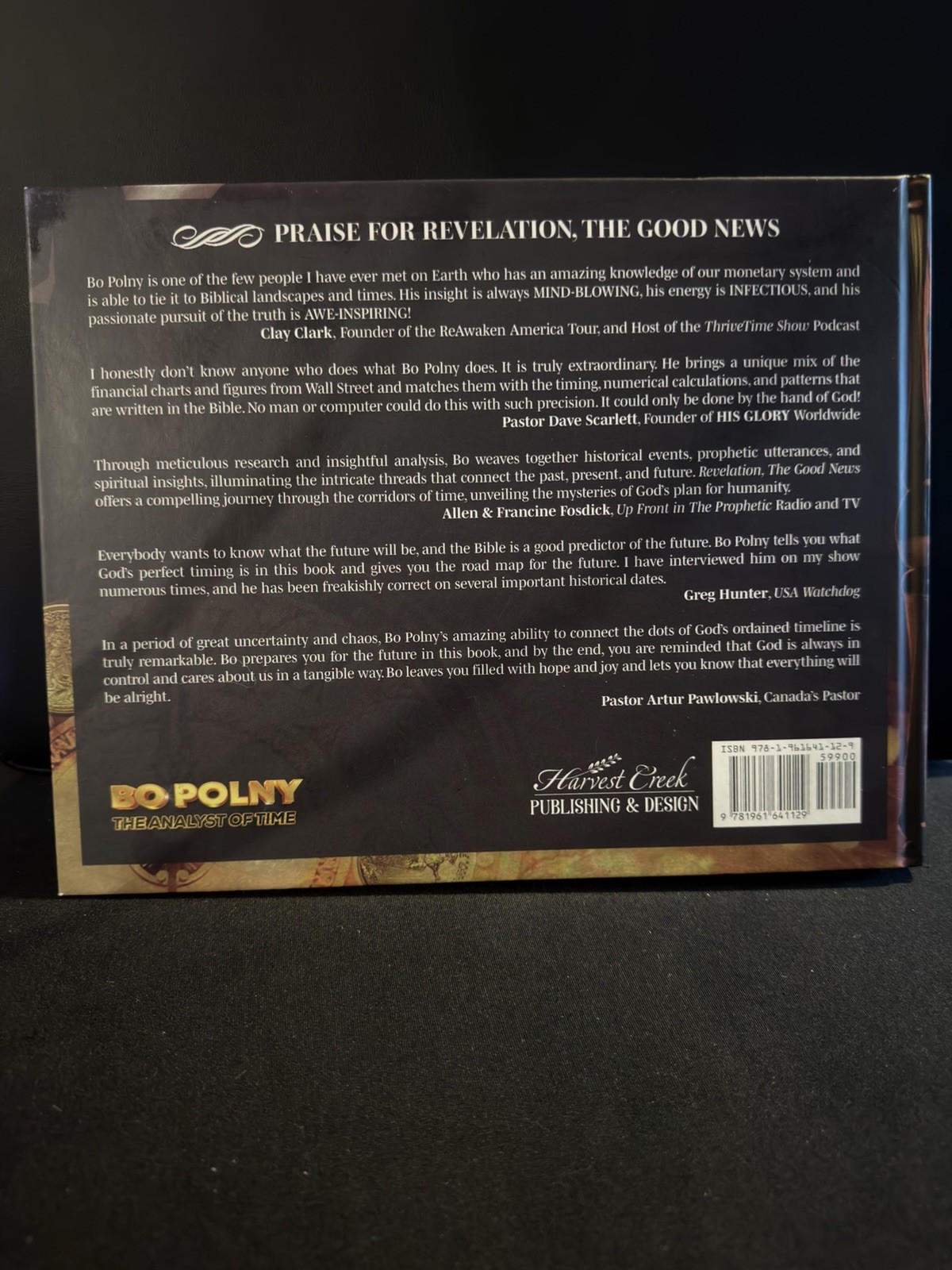 Revelation The Good News Bo Polny God’s Timeline 2030 Hardcover 1st Ed New