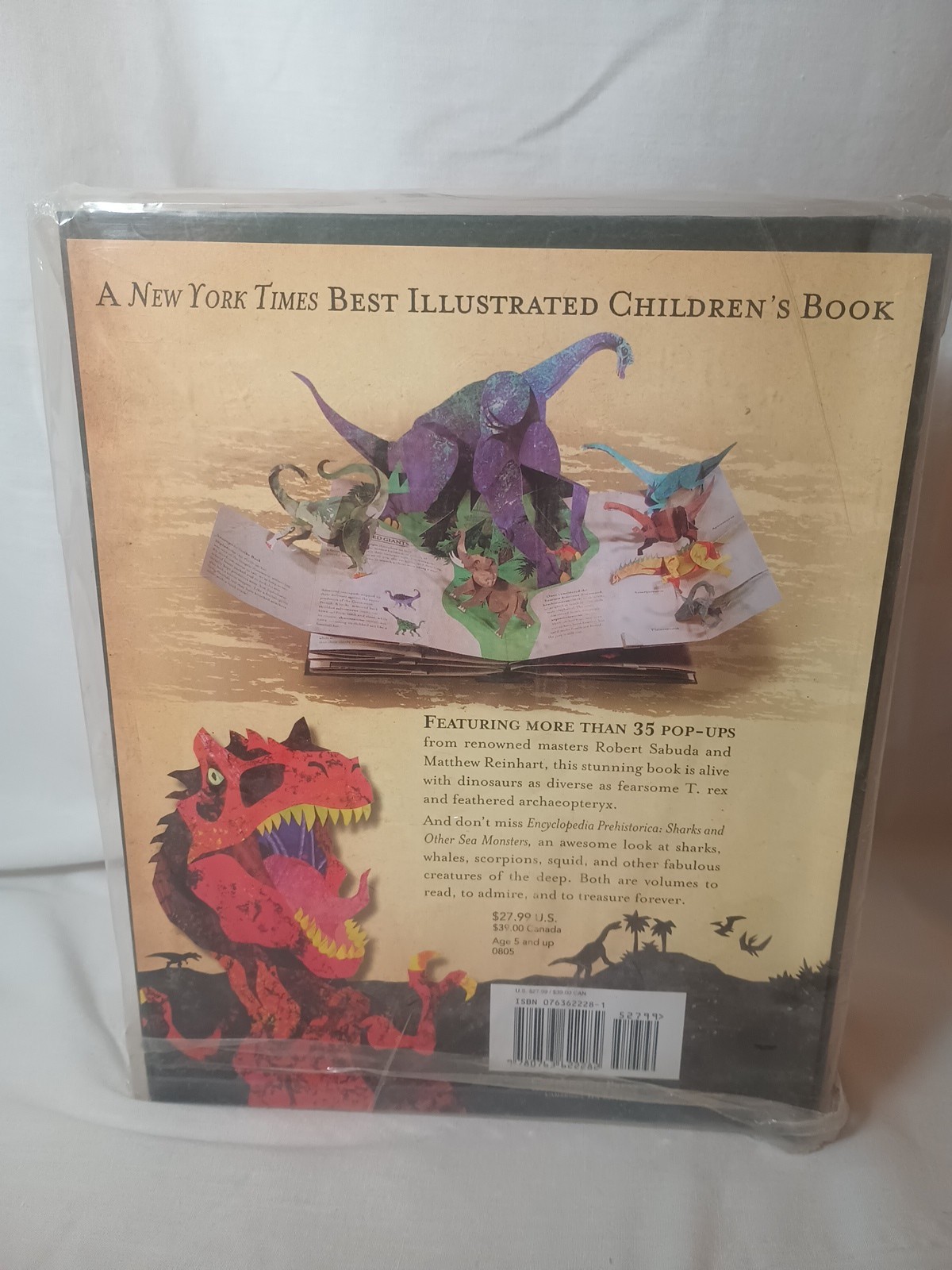 Encyclopedia Prehistorica Dinosaurs Pop-Up by Matthew Reinhart and Robert Sabuda