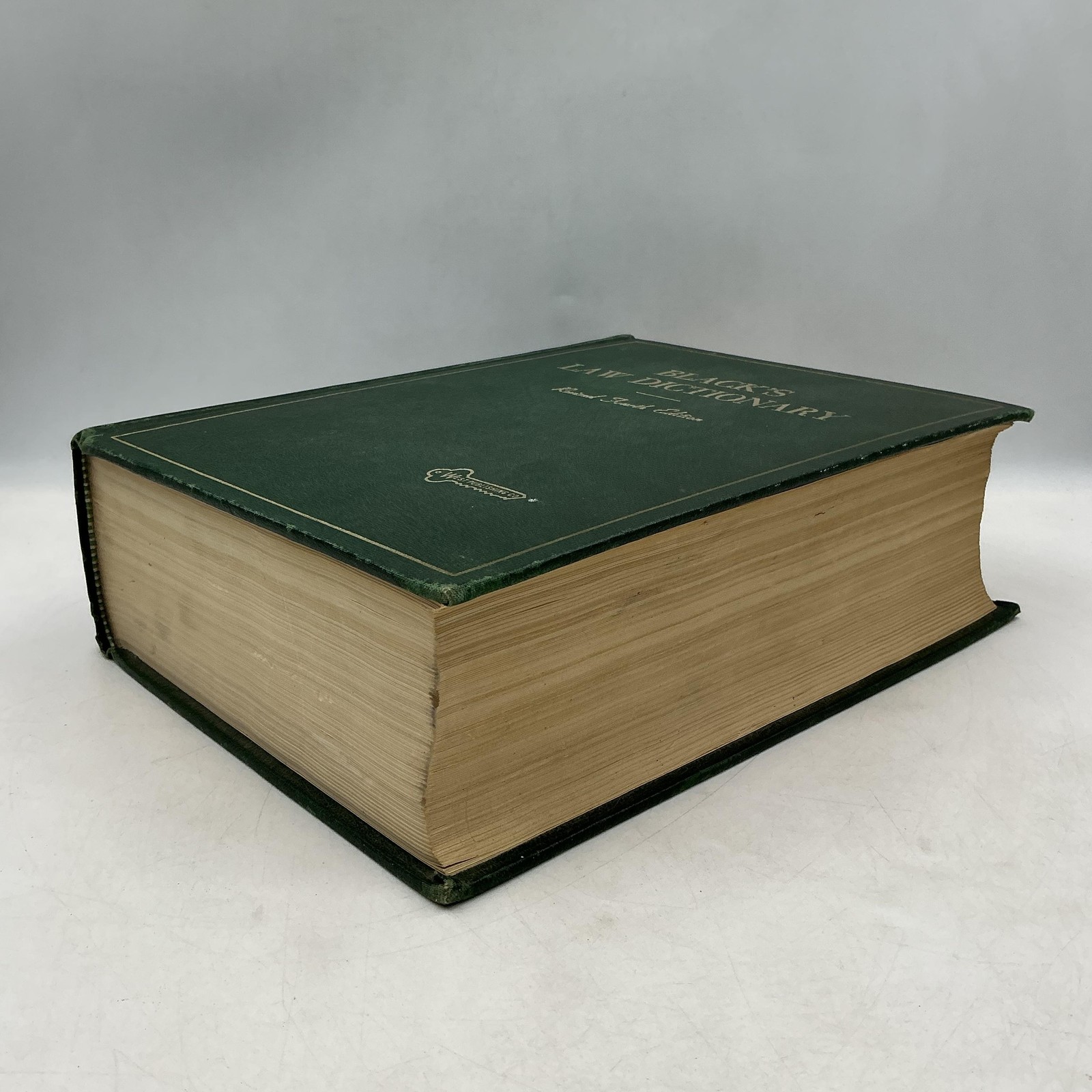 Vintage BLACK’S LAW DICTIONARY Henry Campbell Black Ewtn HC Green 1968 USA