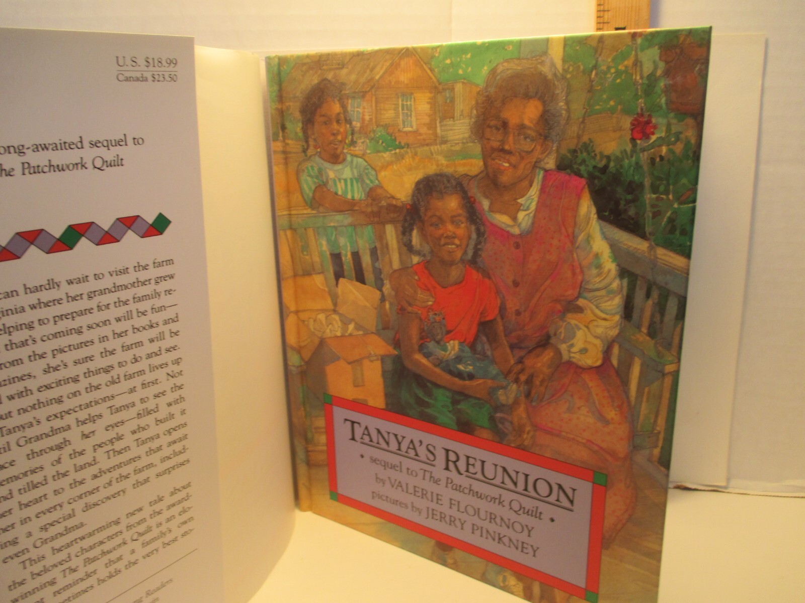 children’s picture book TANYA’S REUNION by FLOURNOY illus JERRY PINKNEY 1995 hc
