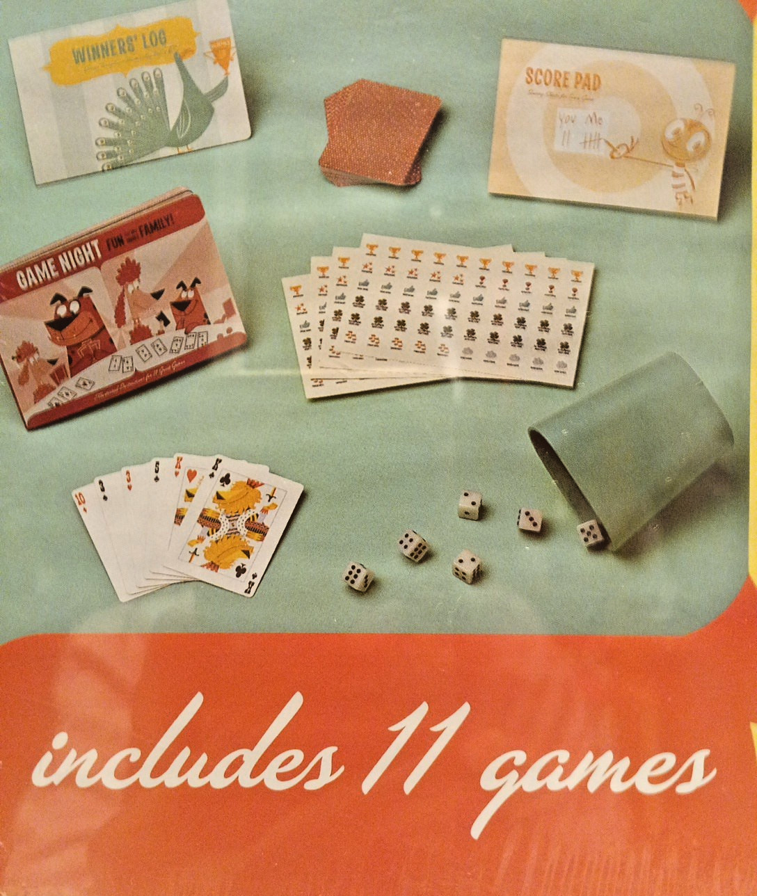 “Game Night” Games for The Entire Family Illustrated Instructions 11 Games NEW